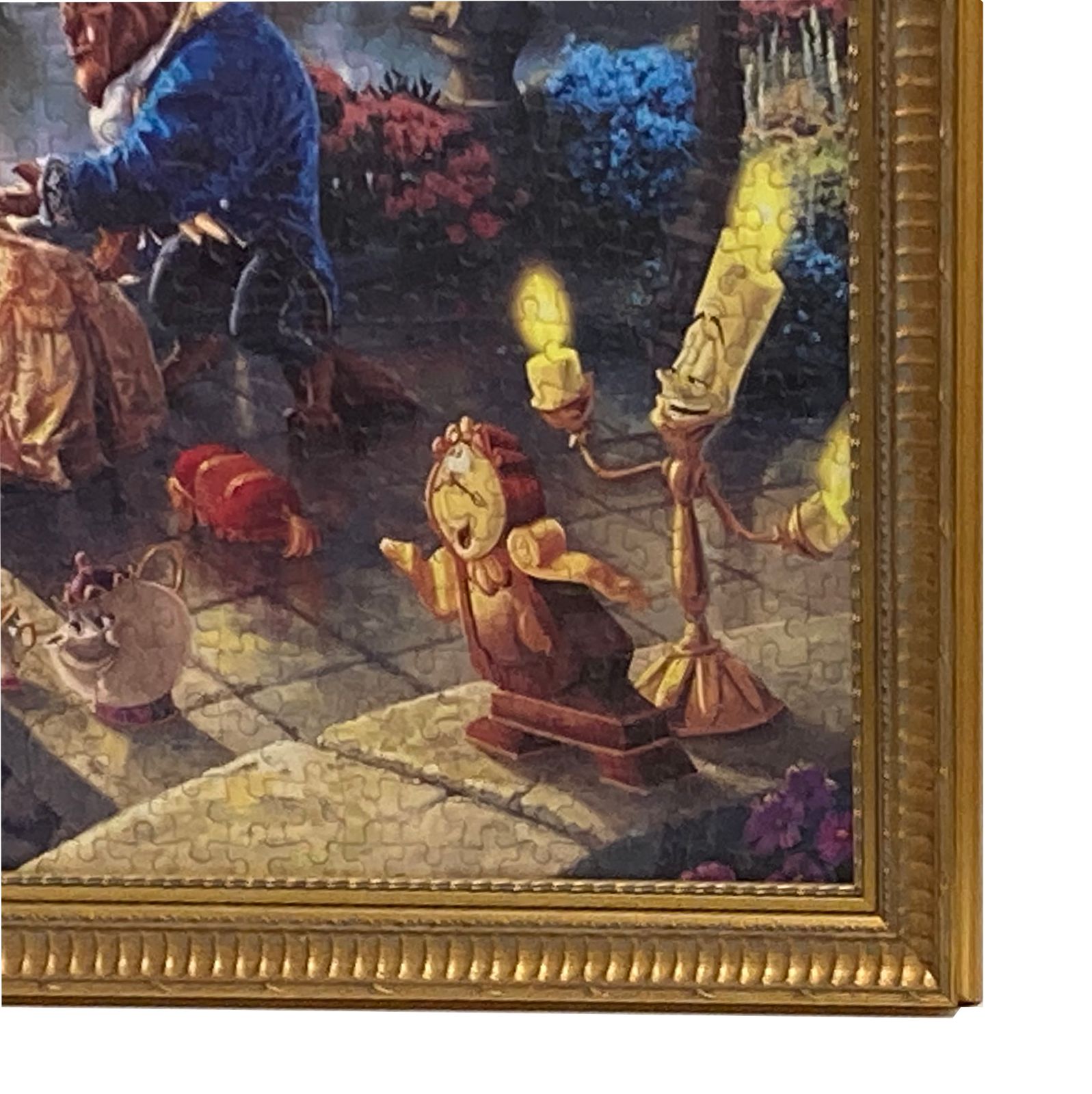 美品 Disney ディズニー 美女と野獣の絵 額装 美品 Disney ディズニー