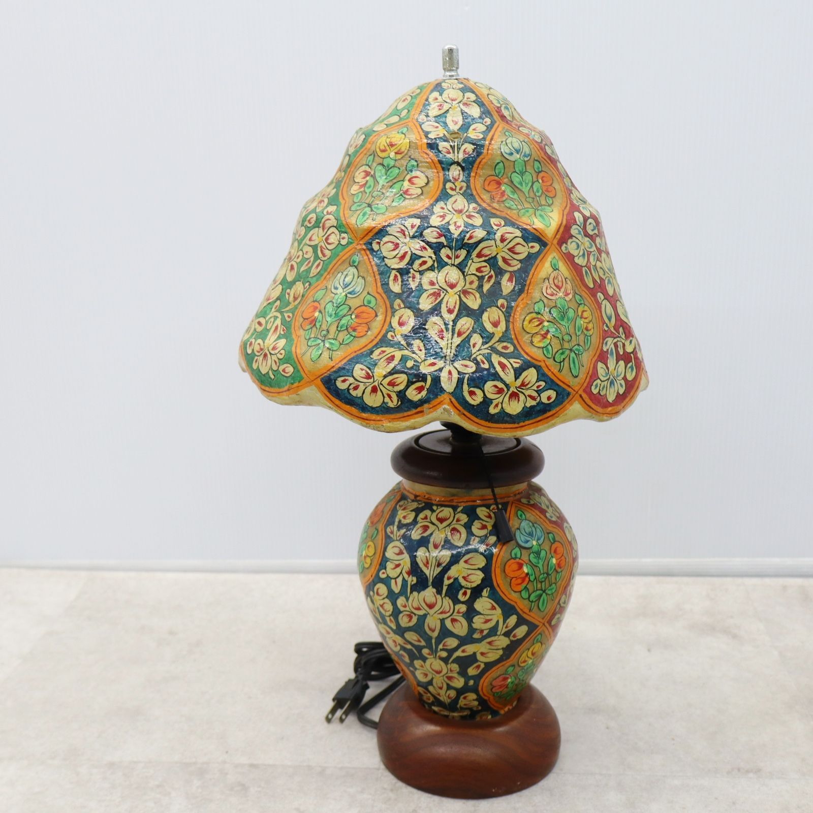 アンティーク キャメルランプ ラクダの革 ランプ テーブルランプ