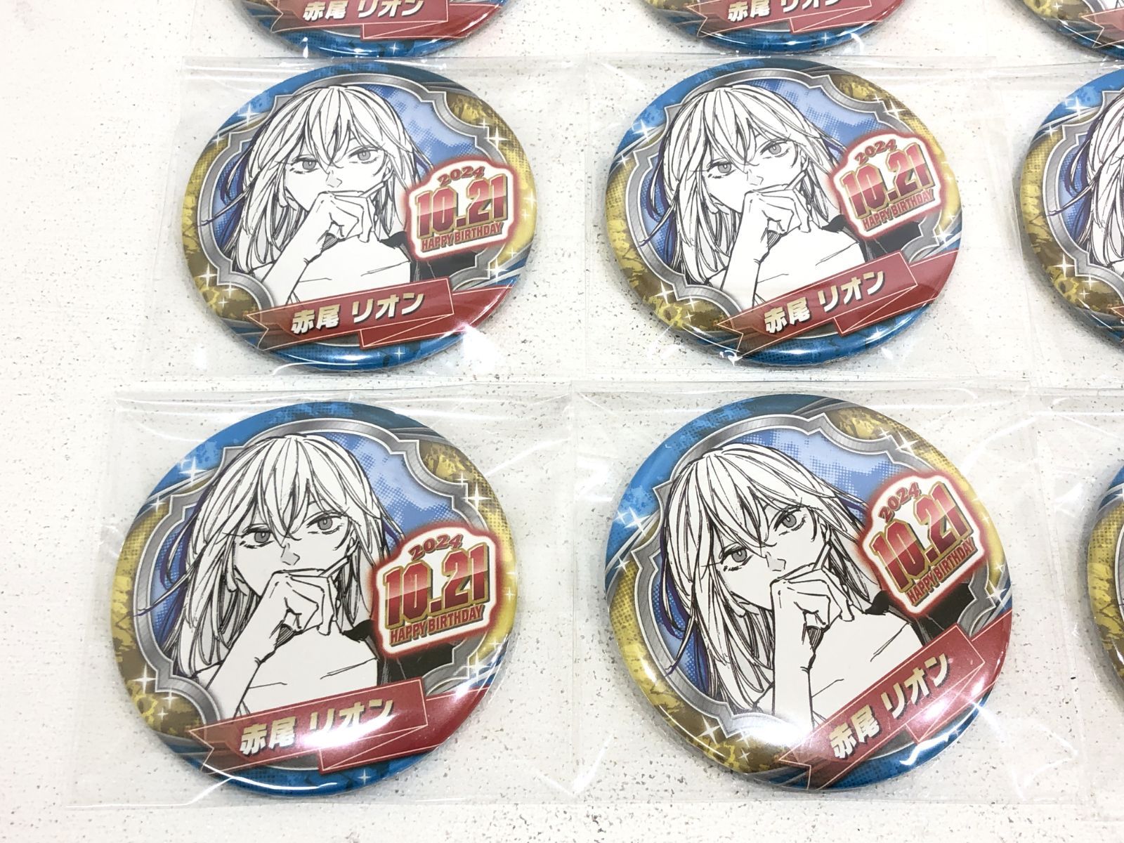 小牧店】SAKAMOTO DAYS 赤尾リオン バースデー缶バッジ 20個以上