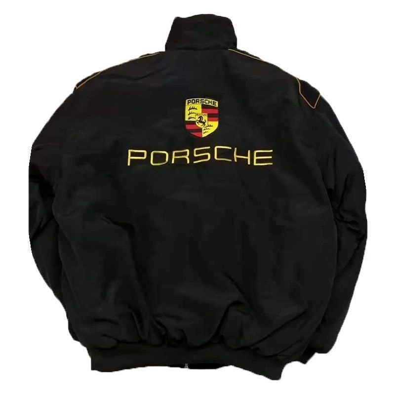 PORSCHE ポルシェ F1 レーシングジャケット ブルゾン 刺繍 中綿 バイク