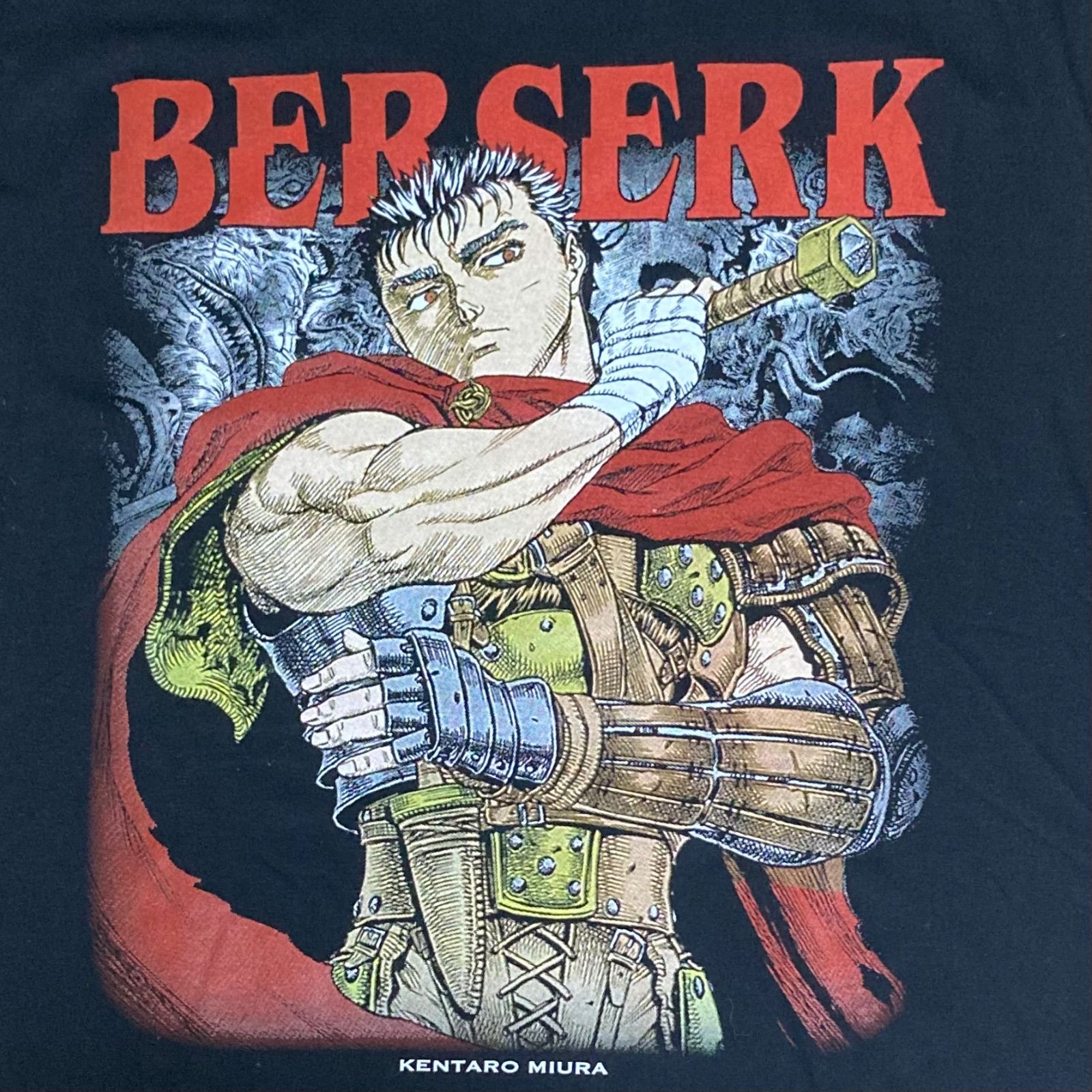 未着用美品 ベルセルク BERSERK ガッツ Tシャツ 両面プリント バック