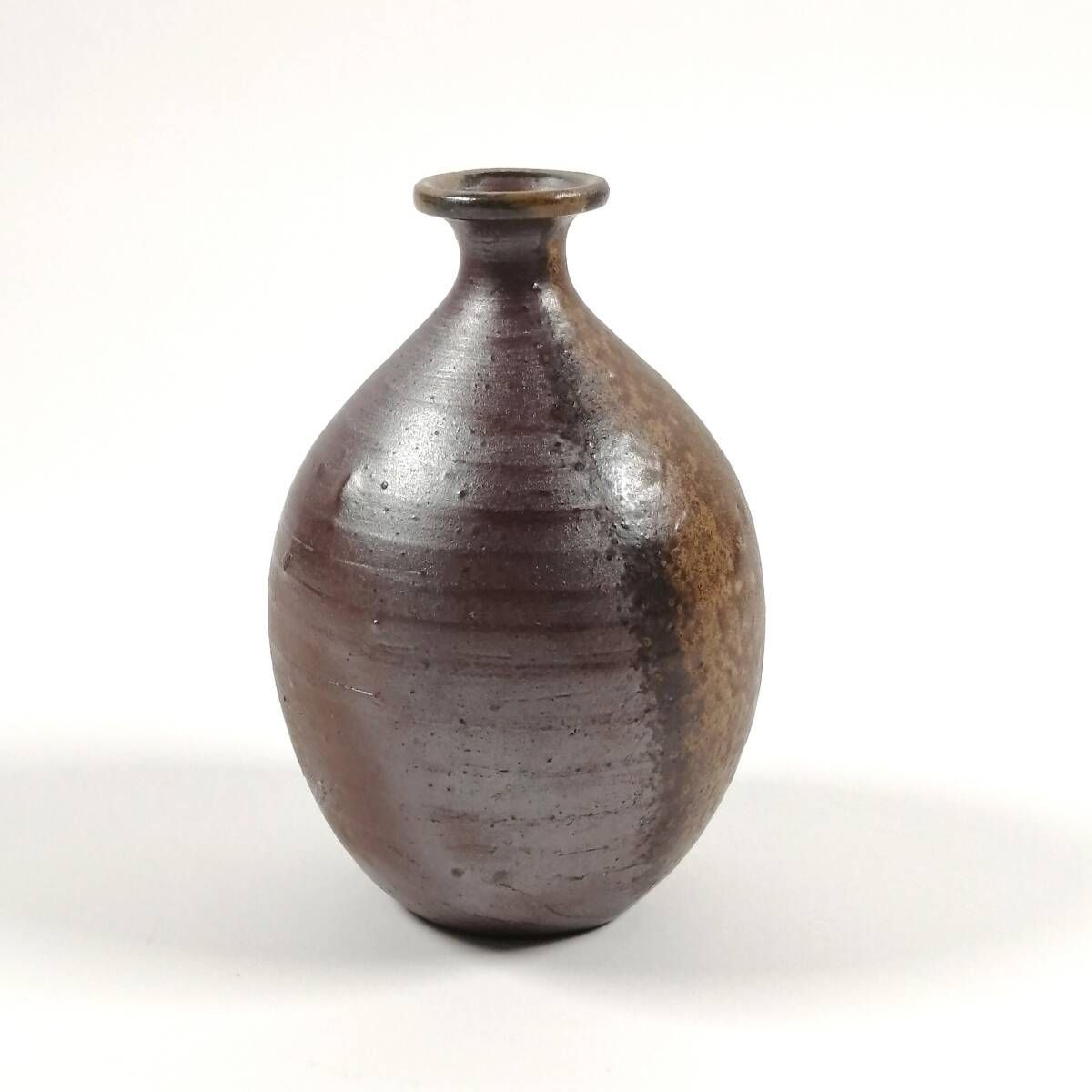 備前焼 アンティーク 骨董品 花瓶 高さ約225mm 幅約91mm 備前焼