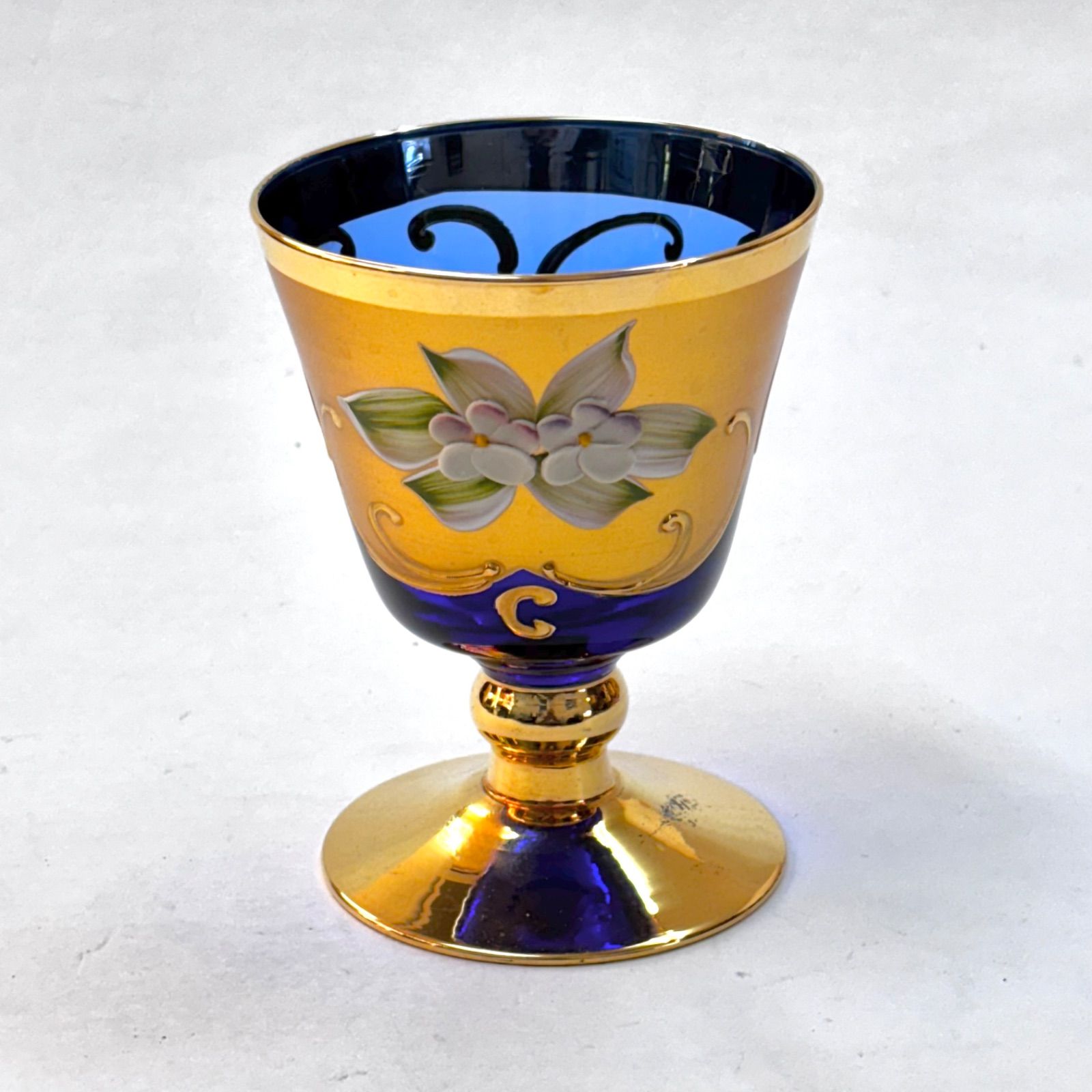 ムラーノ/ベネチアングラス/金彩/大型 フィギュリン/2体 ムラーノ