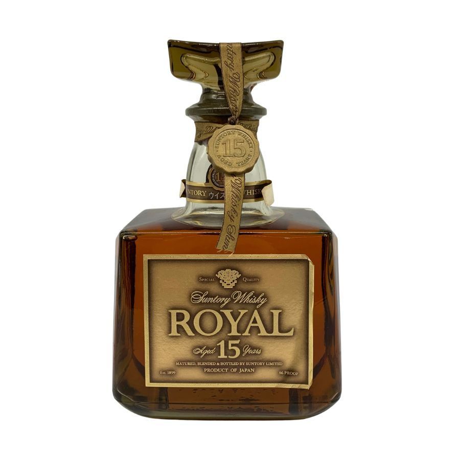 東京都限定◇サントリー ウイスキー ローヤル ショップ 15年 ゴールド