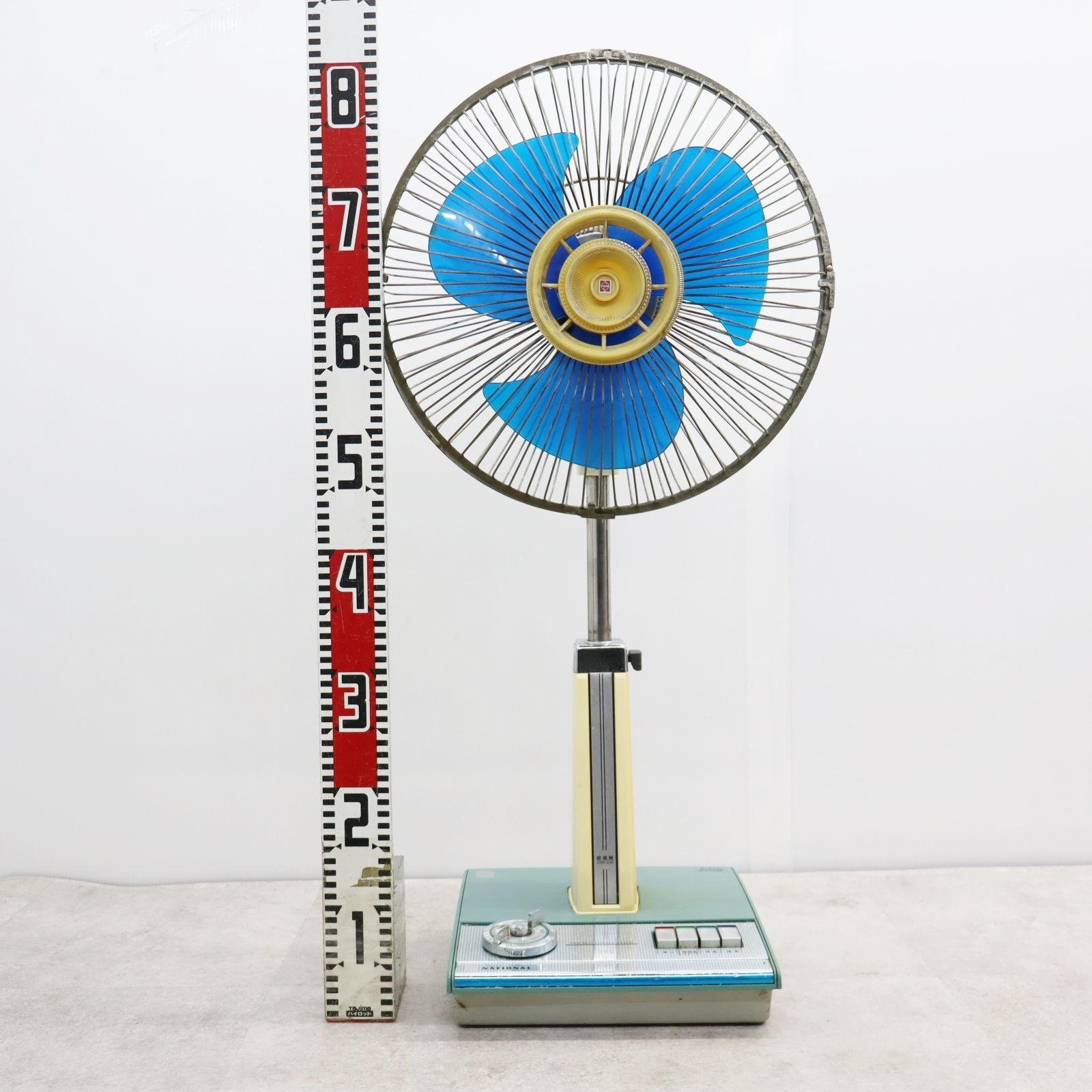 ナショナル リビング用扇 F-30S1M 30㎝ 扇風機 動作確認済 昭和レトロ