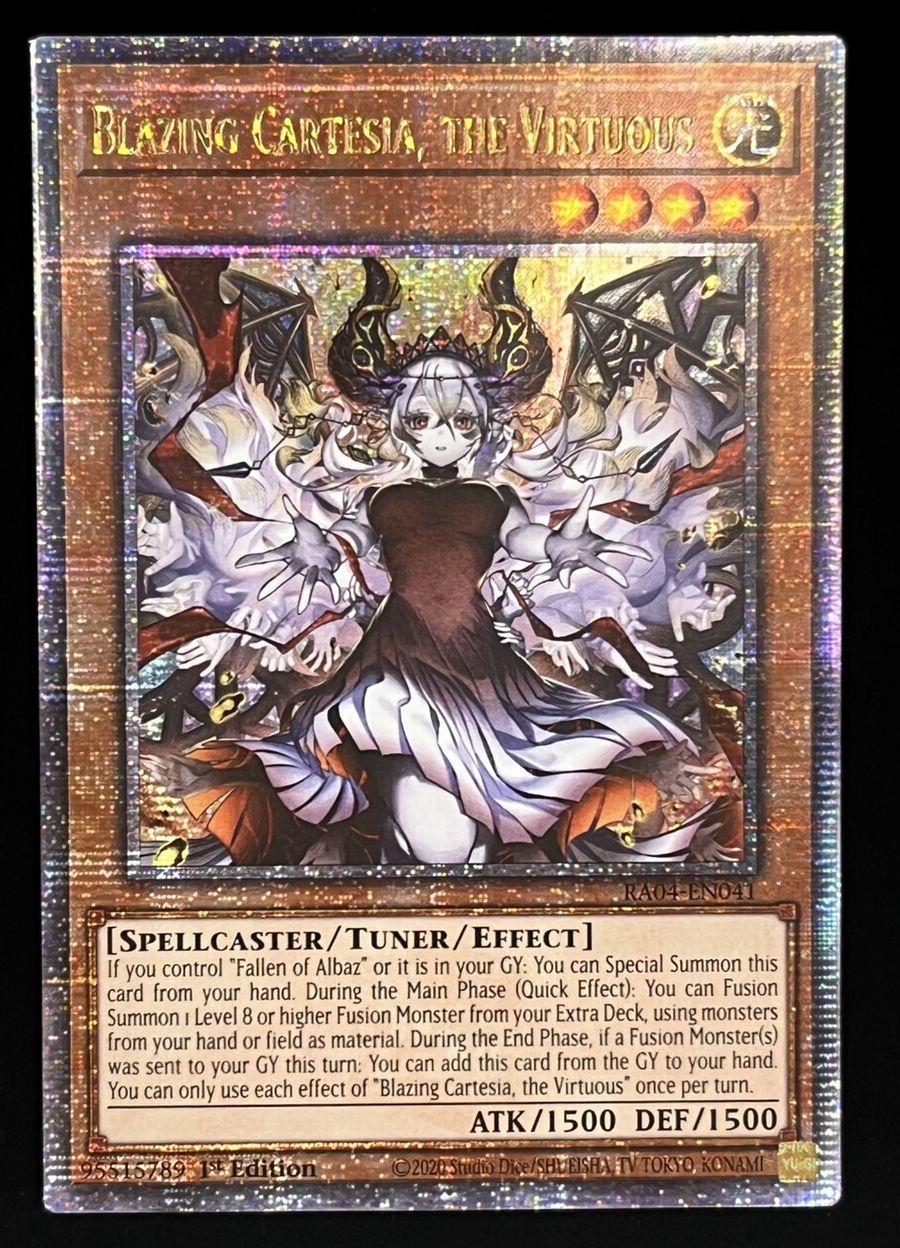 赫の聖女カルテシア 25th CF01-JPS04 遊戯王 白の物語 赫の聖女