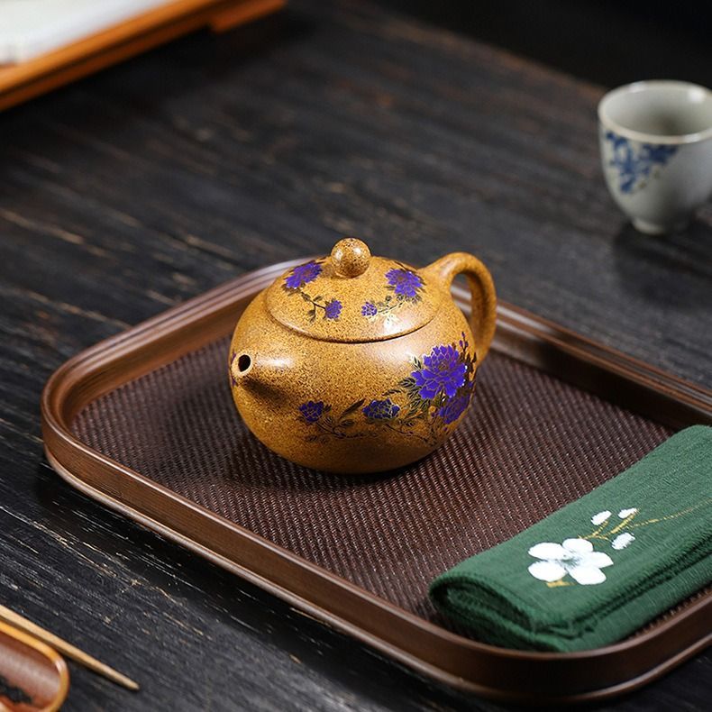 茶壷 割引 急須 紫砂壺 ティーポット 常滑焼 紫砂茶器 唐物紫泥急須