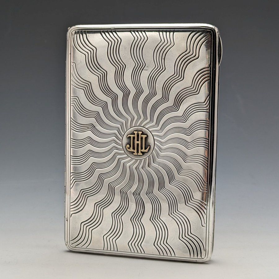 英国アンティーク ヴェスタケース スターリングシルバー アンティーク