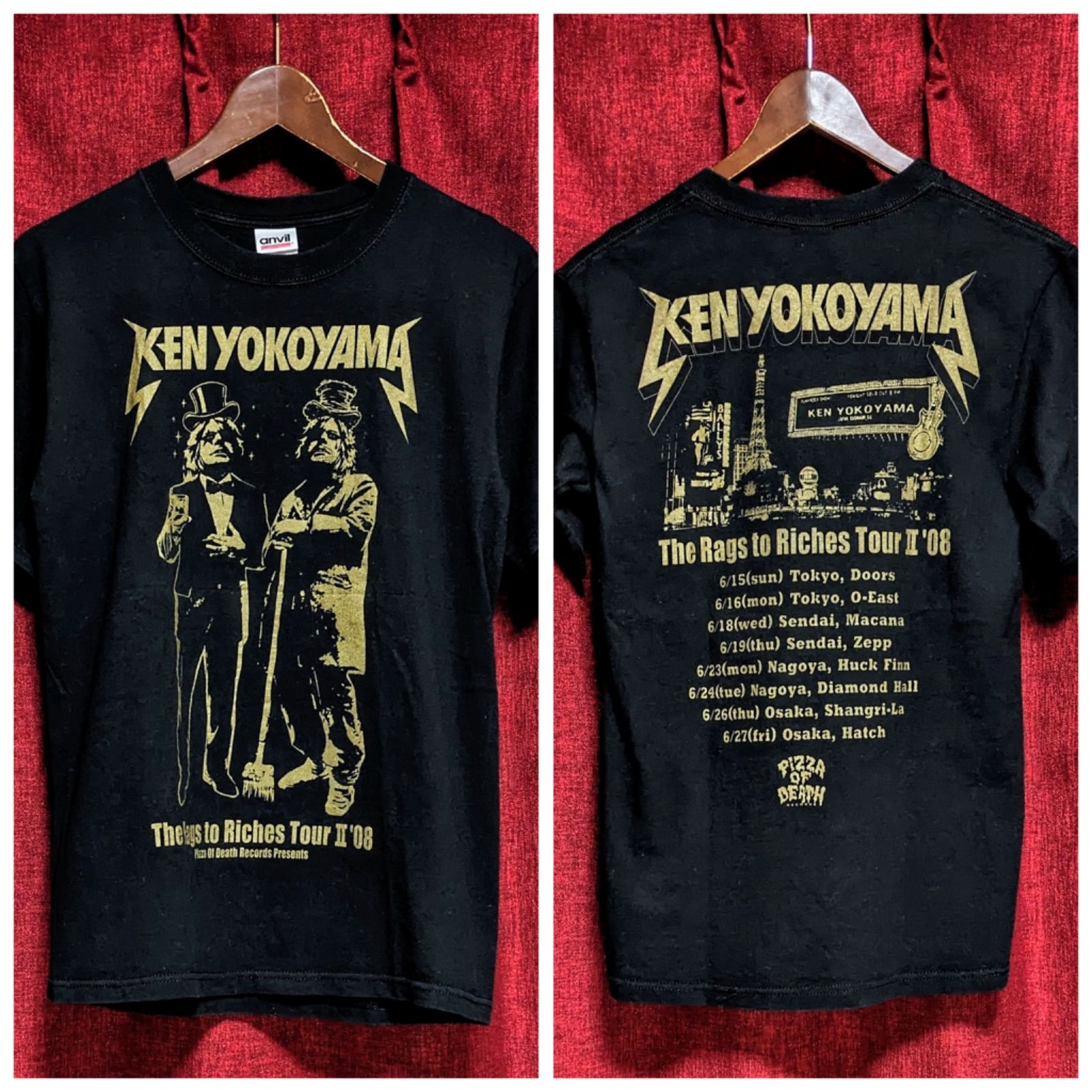 Pizza of Death スウェット トレーナー LLサイズ 黒 Pizza of Death