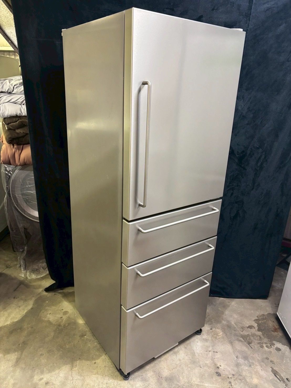 無印良品の冷蔵庫 355ᒪ 無印良品 冷蔵庫 ステンレス 355リットル 無印