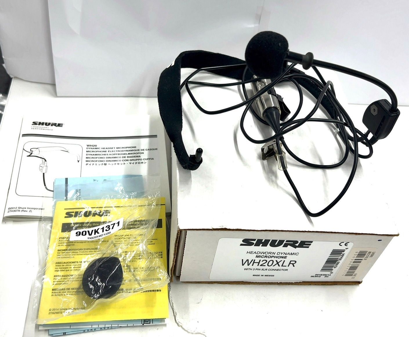 配信機器・PA機器・レコーディング機器 SHURE WH20XLR WH20XLR