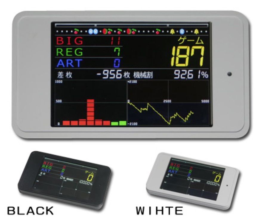 タッチパネル式IPSカラー液晶データカウンター タッチパネル式データ