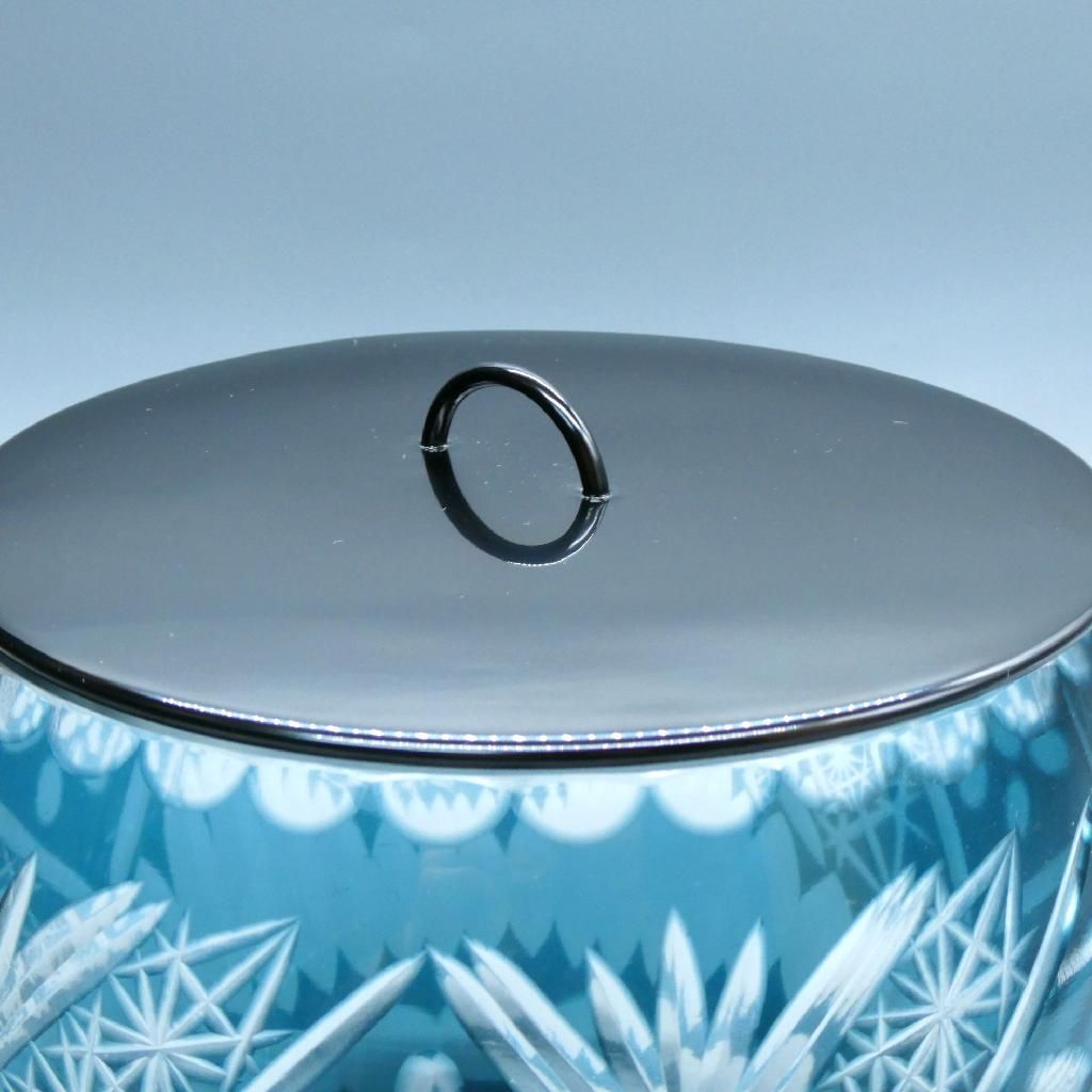 ガラス製水指 義山ハンドカット水指 茶道具 - メルカリ