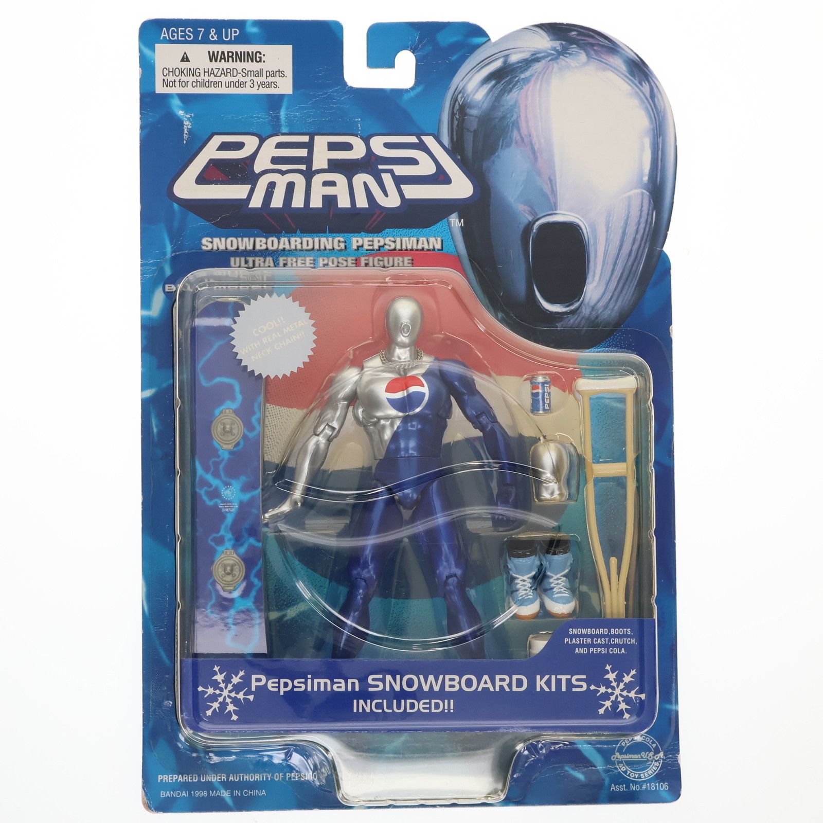 絶版 ペプシマン ＆ スノーボードキット ウルトラフリーポーズ