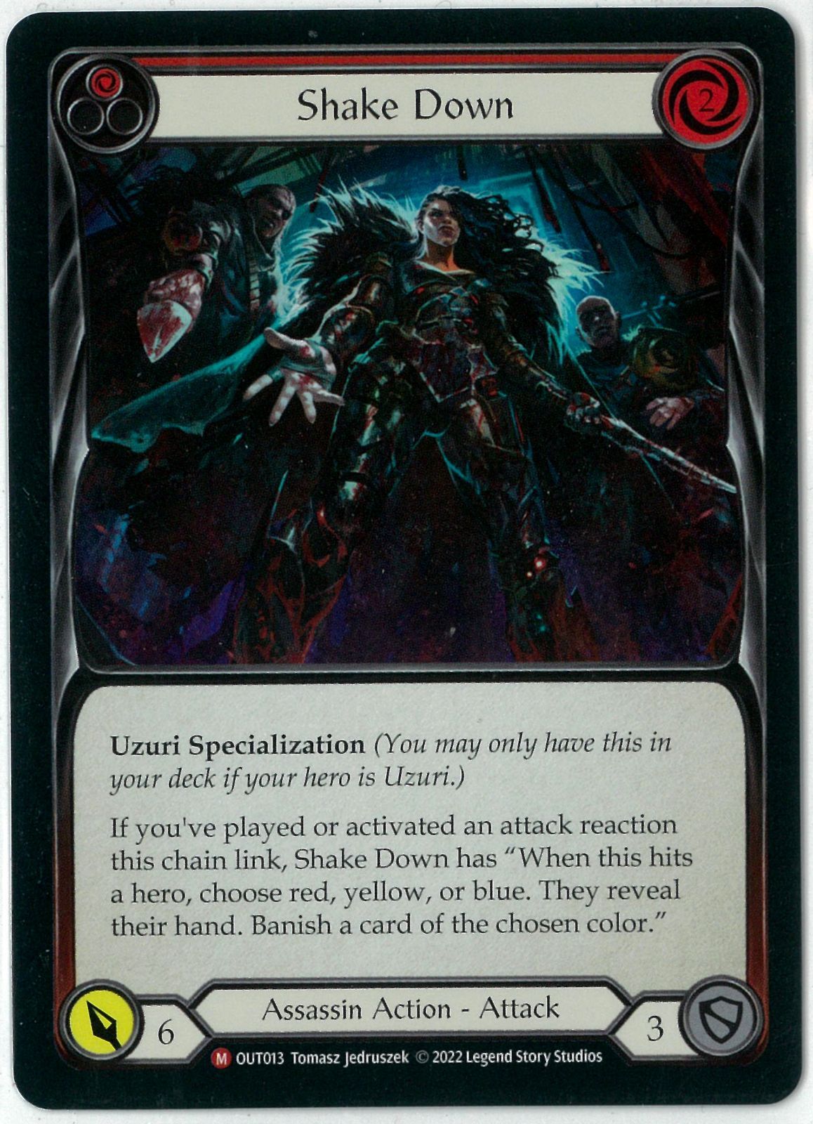 Flesh and Blood/FaB/英語版/Shake Down/Rainbow Foil/Outsiders