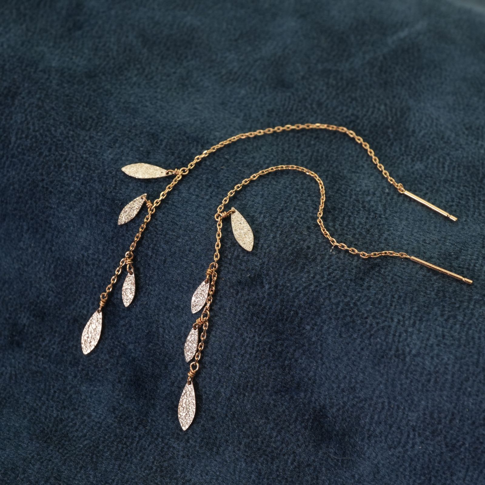 アガット agete アメリカンピアス ロングピアス K10 K10ピアス｜ピアス