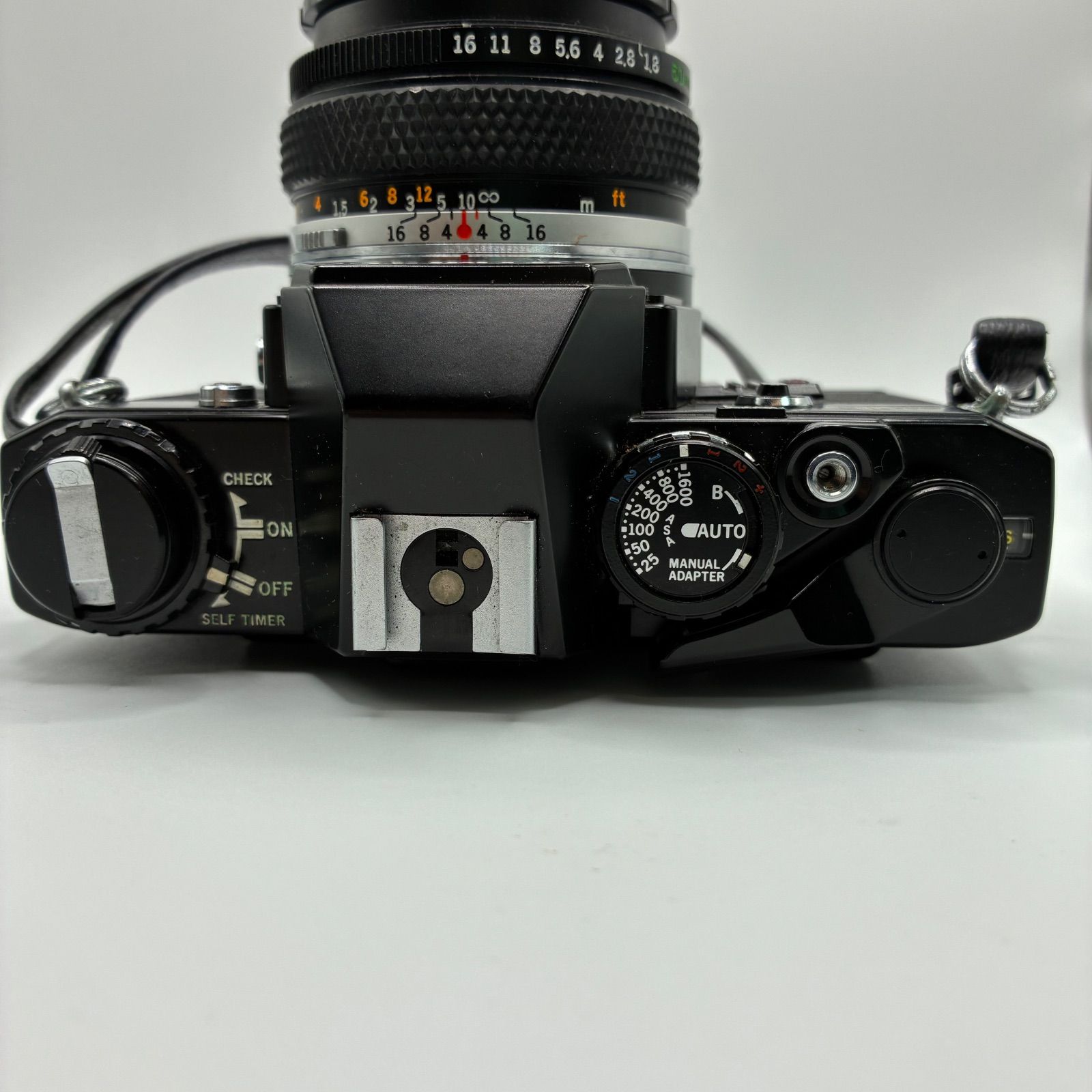 人気 【】 OLYMPUS オリンパス OM-10 ブラック 中古】 【難あり品