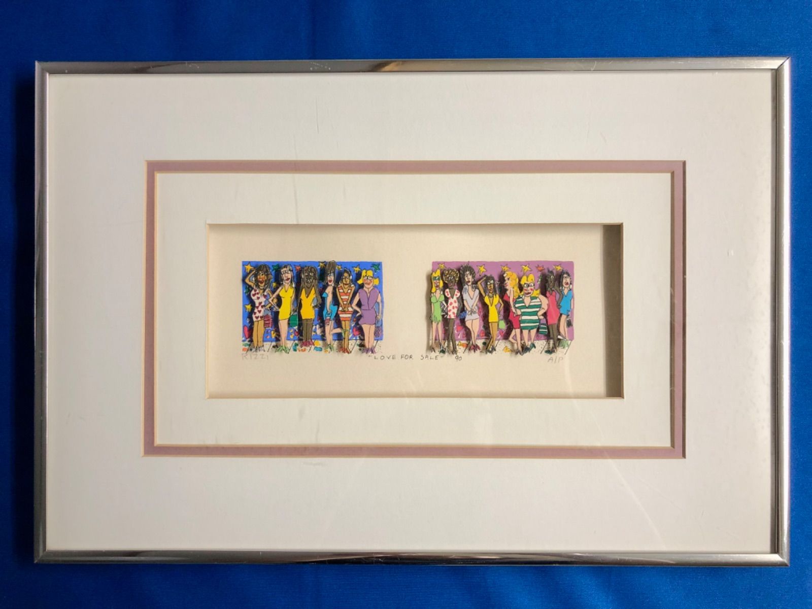 RIZZI ジェームス•リジィ A Romantic Night、、1994 James Rizzi A