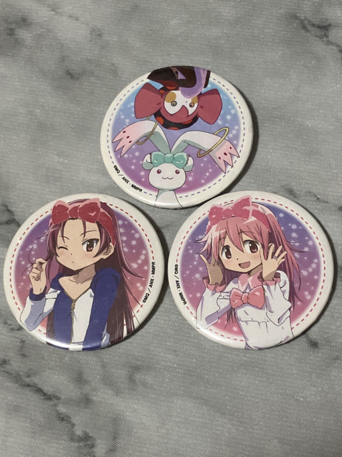まどかマギカ C91 ローソン 限定 缶バッジセット 鹿目まどか 佐倉杏子
