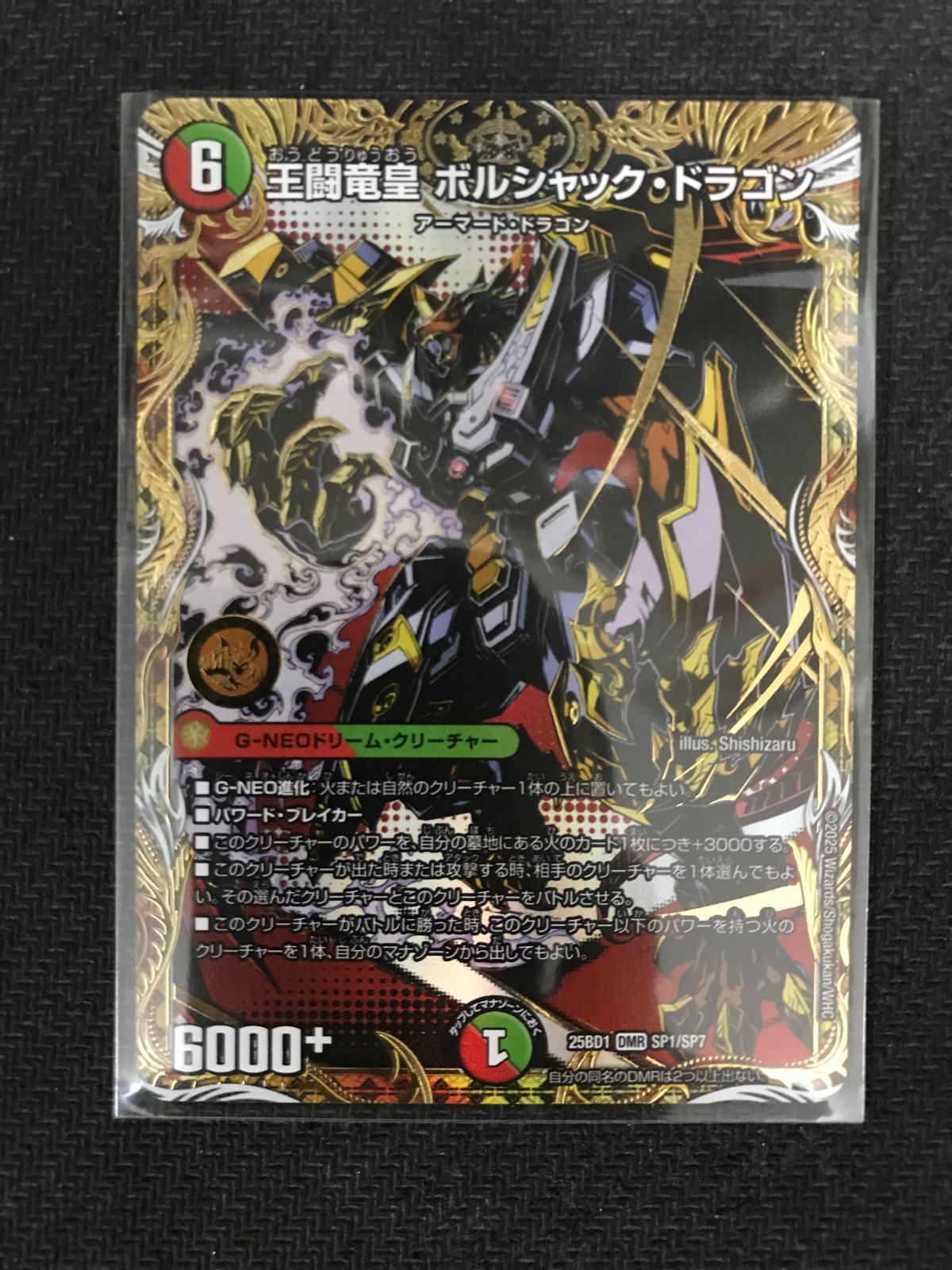 王闘竜皇ボルシャックドラゴン シークレット 4枚 王闘竜皇ボルシャック