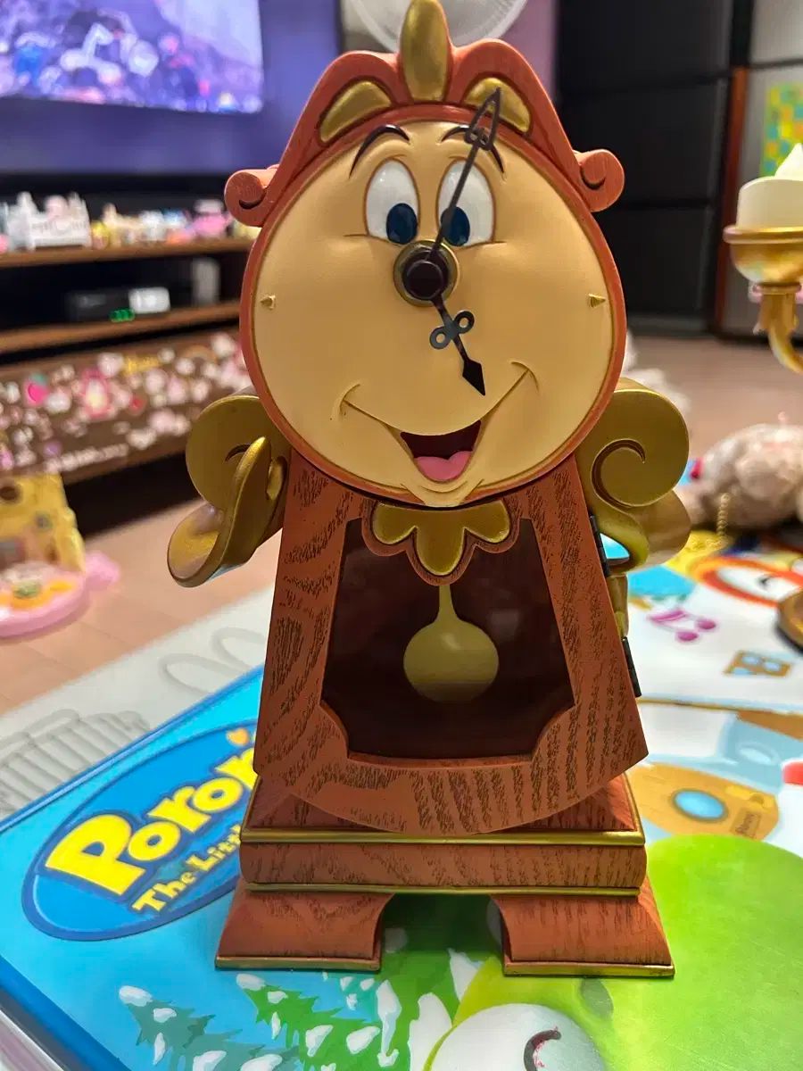 置き時計「コグスワース/美女と野獣」（ディズニー インテリア雑貨