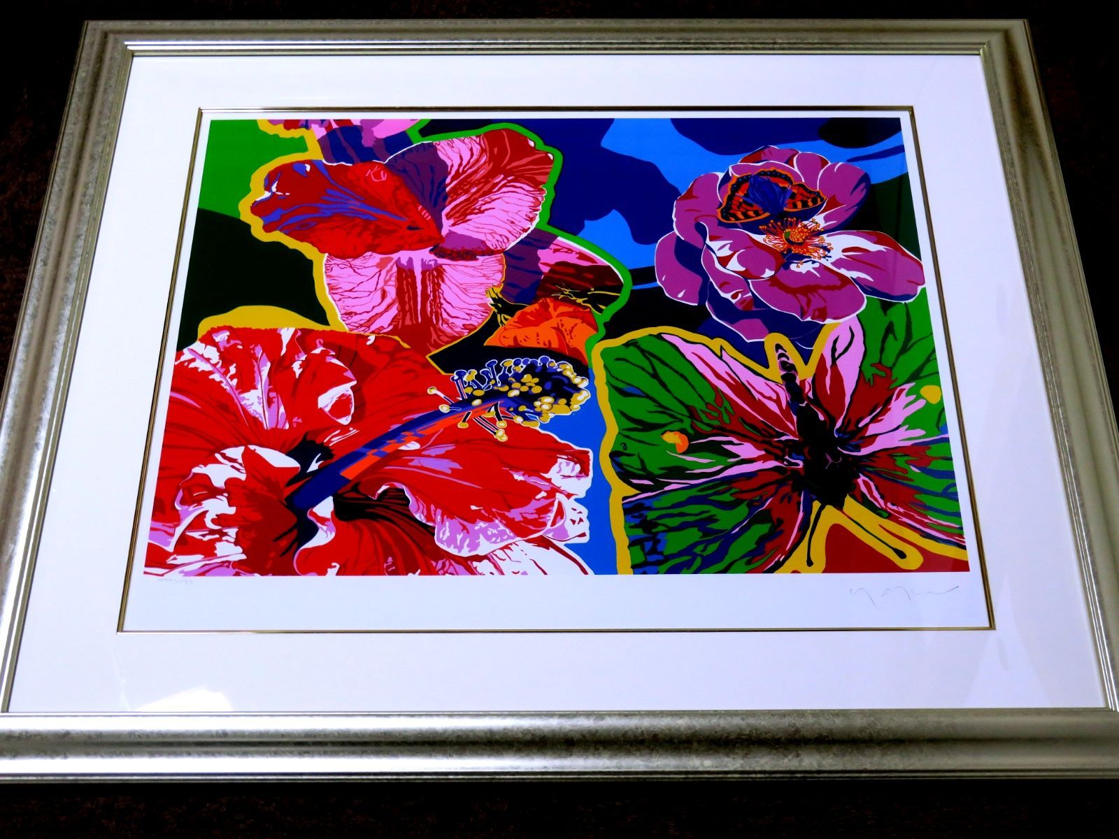 ヒロ・ヤマガタ ハイビスカス】山形博導 シルクスクリーン ヒロ