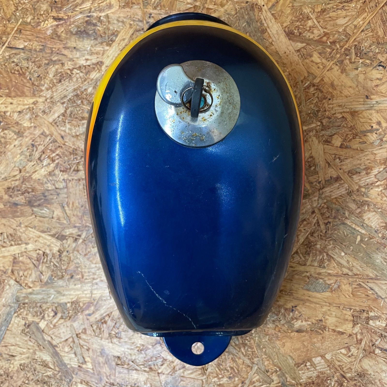 現状品 HONDA モンキー 5Lタンク ファイヤーパターン エイジング