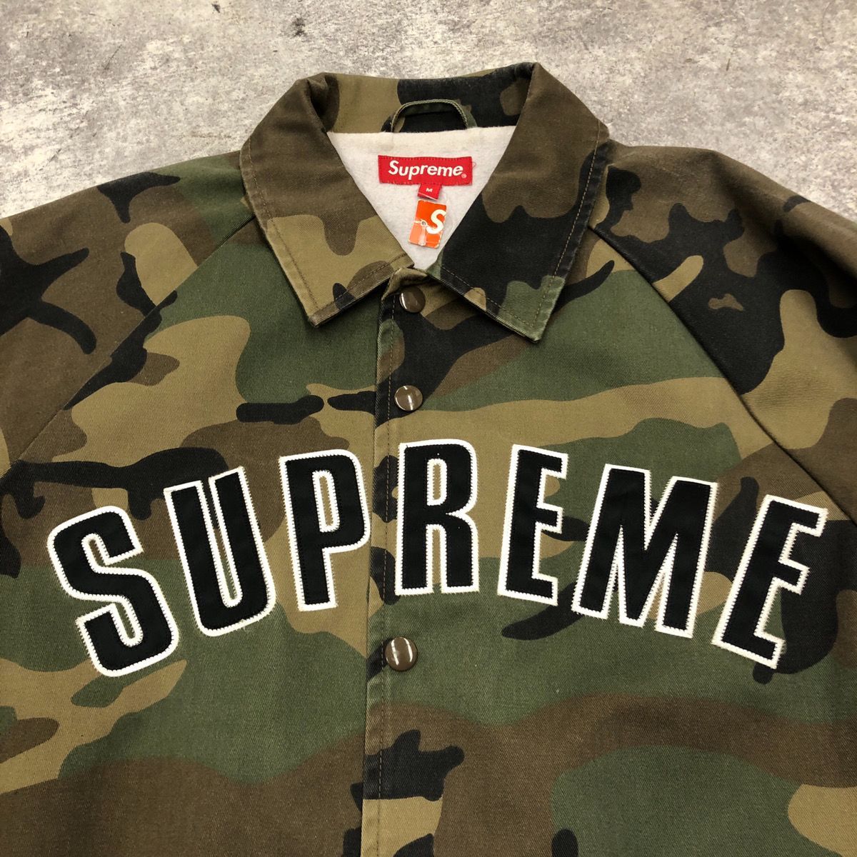 シュプリーム コーチジャケット supreme 迷彩 カモ