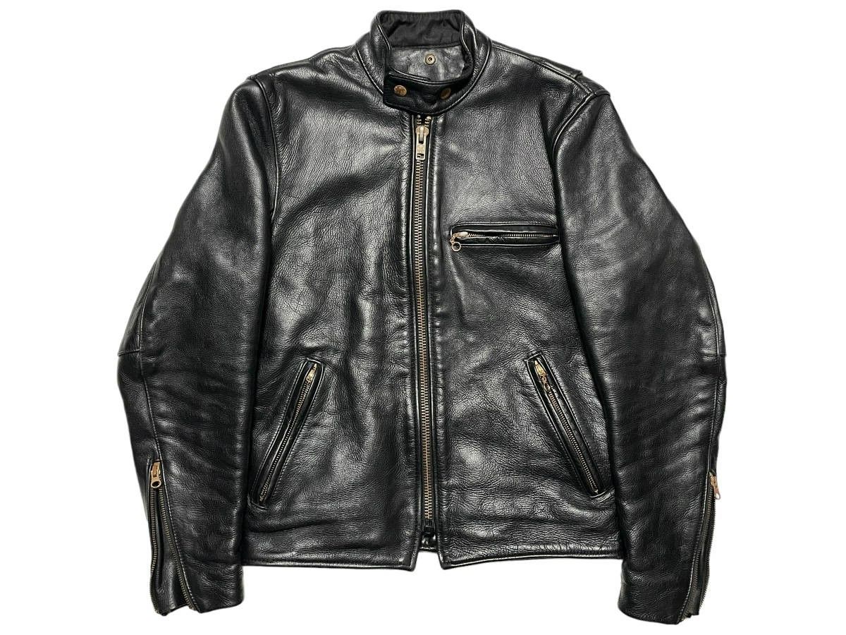 VANSON / シングルライダースジャケット/36/レザー/BLK 楽天市場