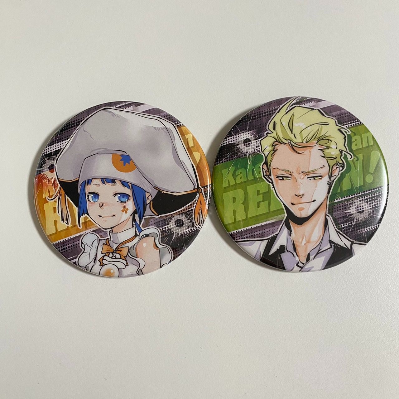 天野明展 家庭教師ヒットマンREBORN 缶バッジA 100点 未開封 天野明