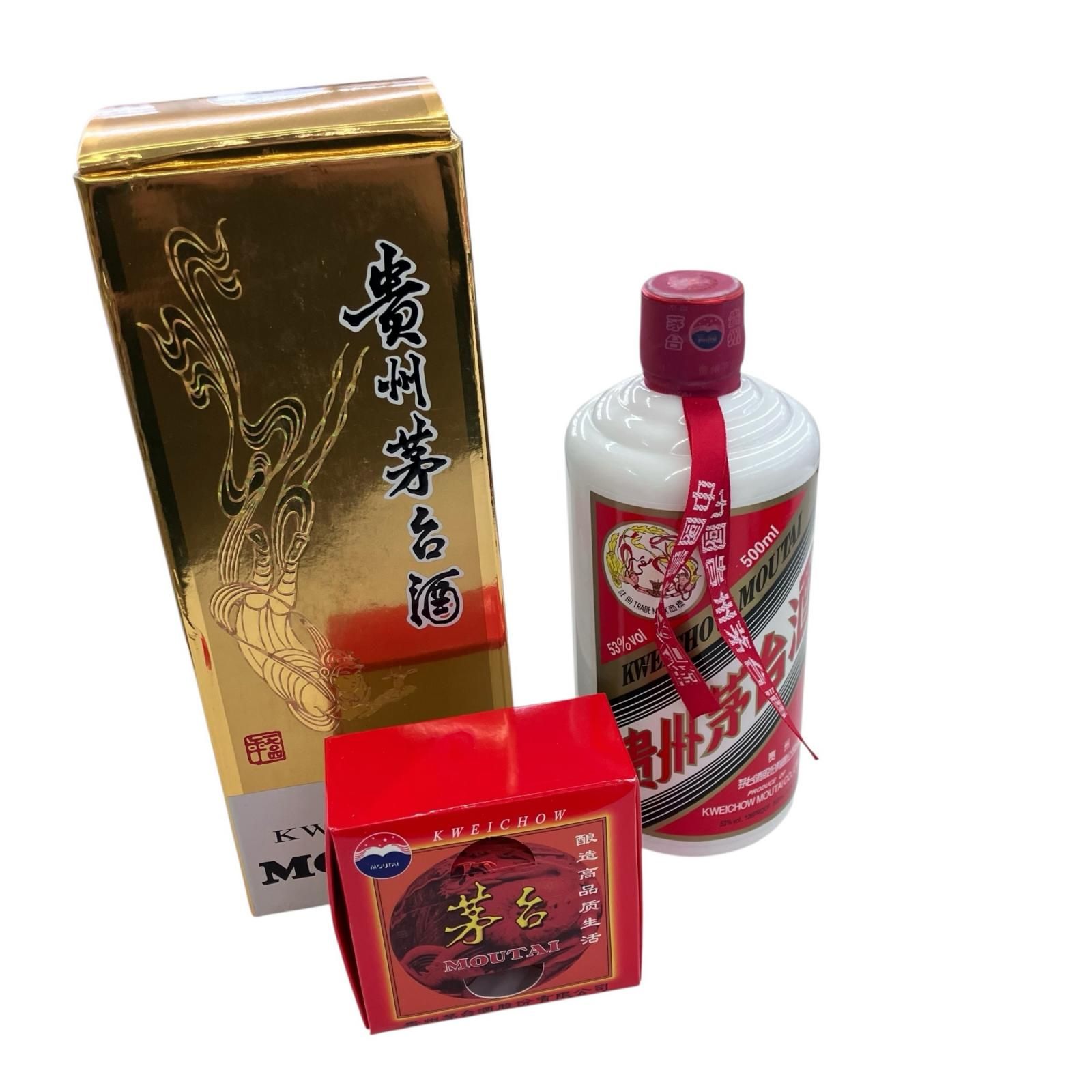 中国貴州茅台酒 2023年製 天女ラベル500ml 53％ ミニグラス付 中国貴州