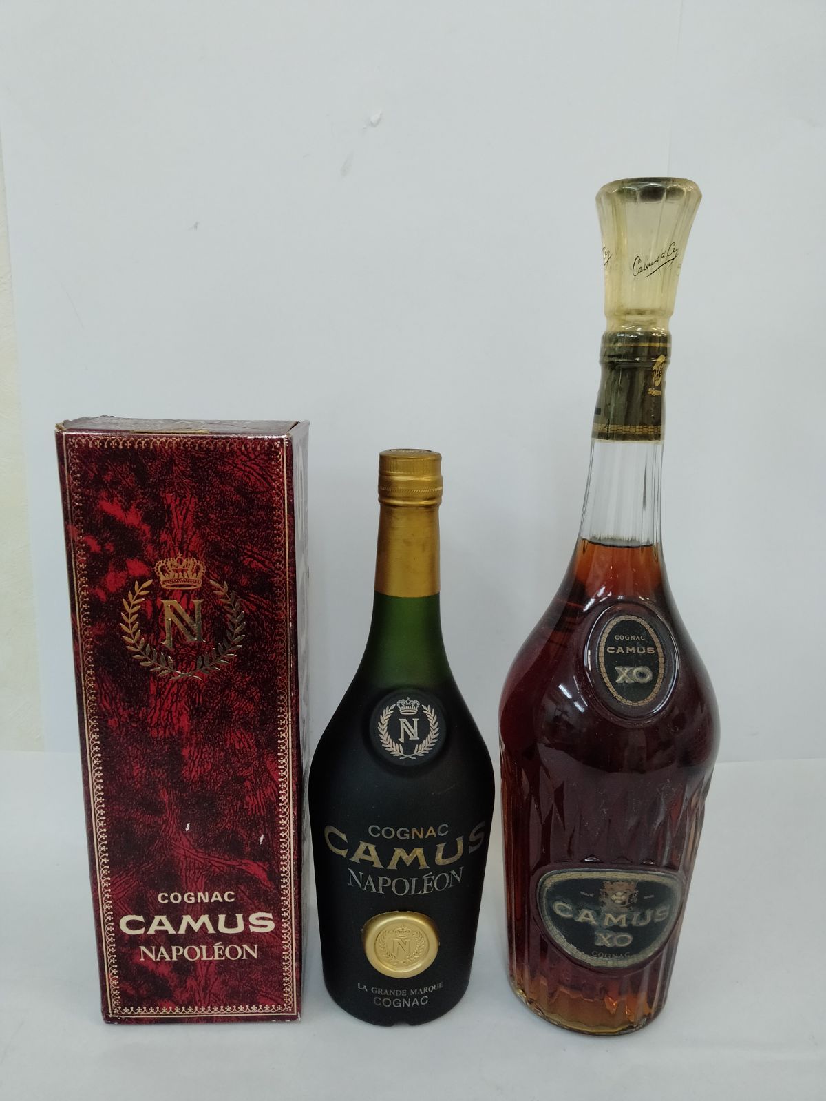 未開封 クリアランス CAMS コニャック 二本セット XO ロングネック