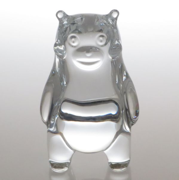 新品 バカラ くまモン クリスタル キャラクター フィギュリン オブジェ