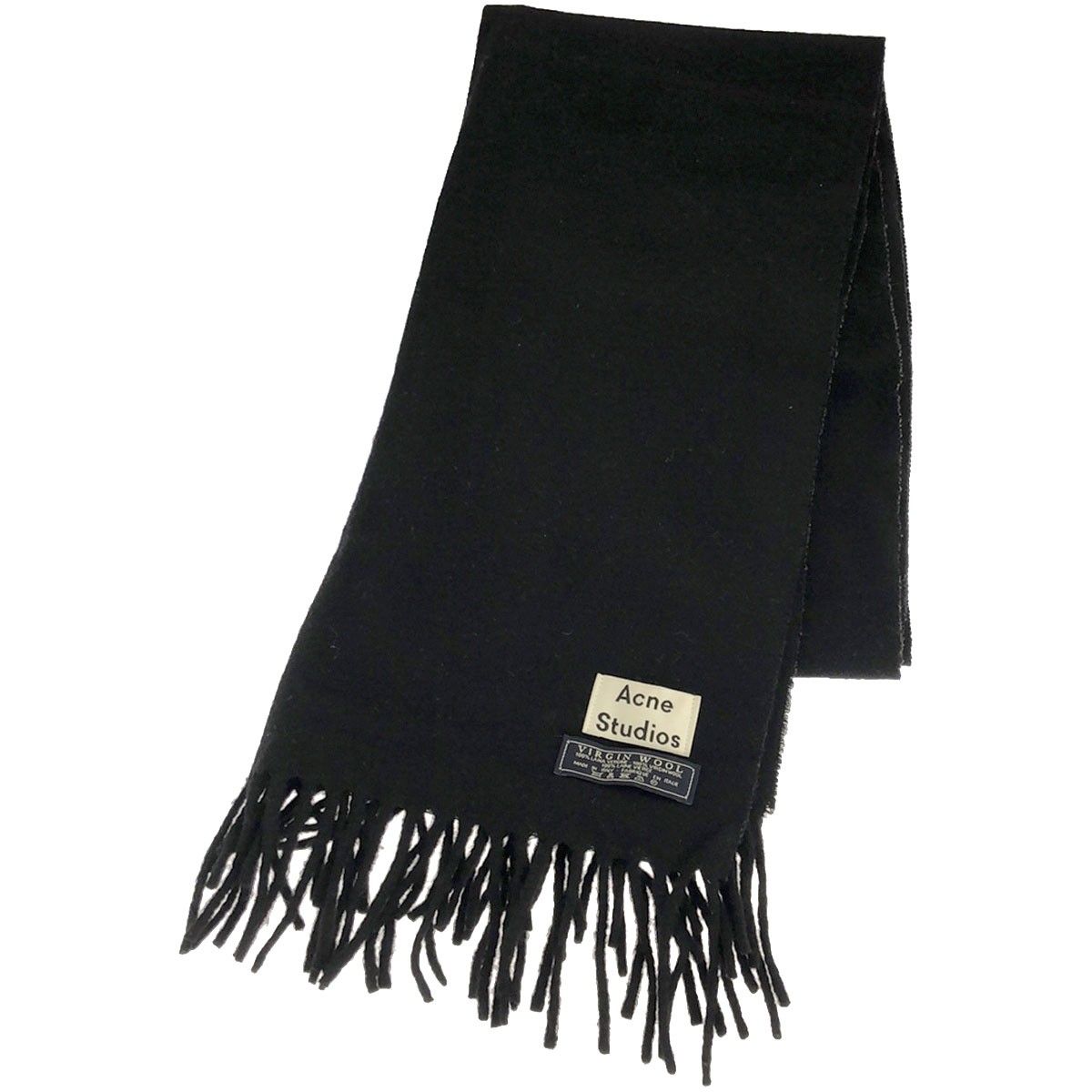 ショップ アクネストゥディオズ フリンジ大判マフラー Acne Studios