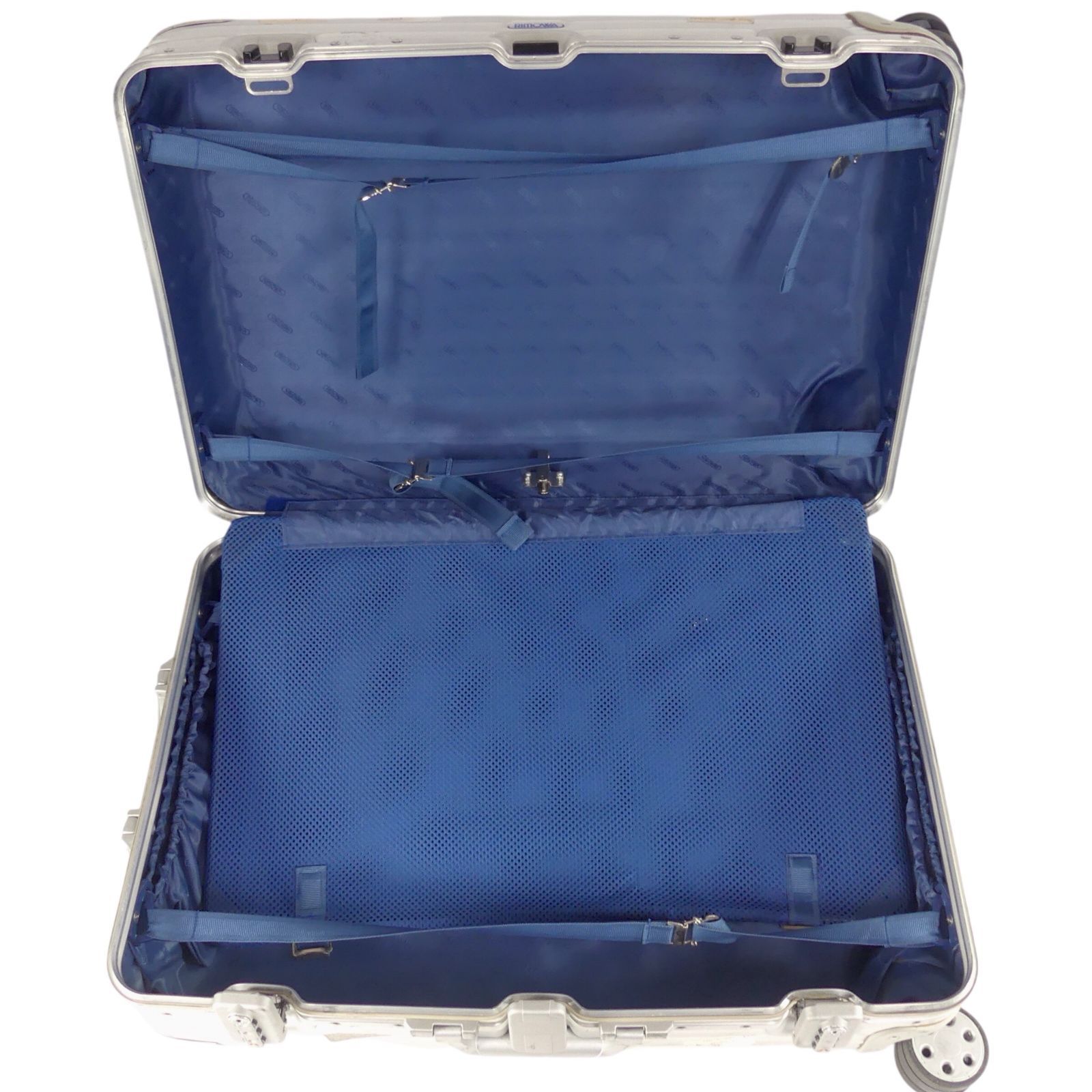 青ロゴ・廃盤モデル RIMOWA TOPAS 82L 4輪 キャリーケース 高級 廃盤品