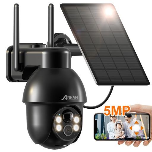 高速デジタル500万超高画素・Alexa対応防犯カメラ・完全無線」ANRAN