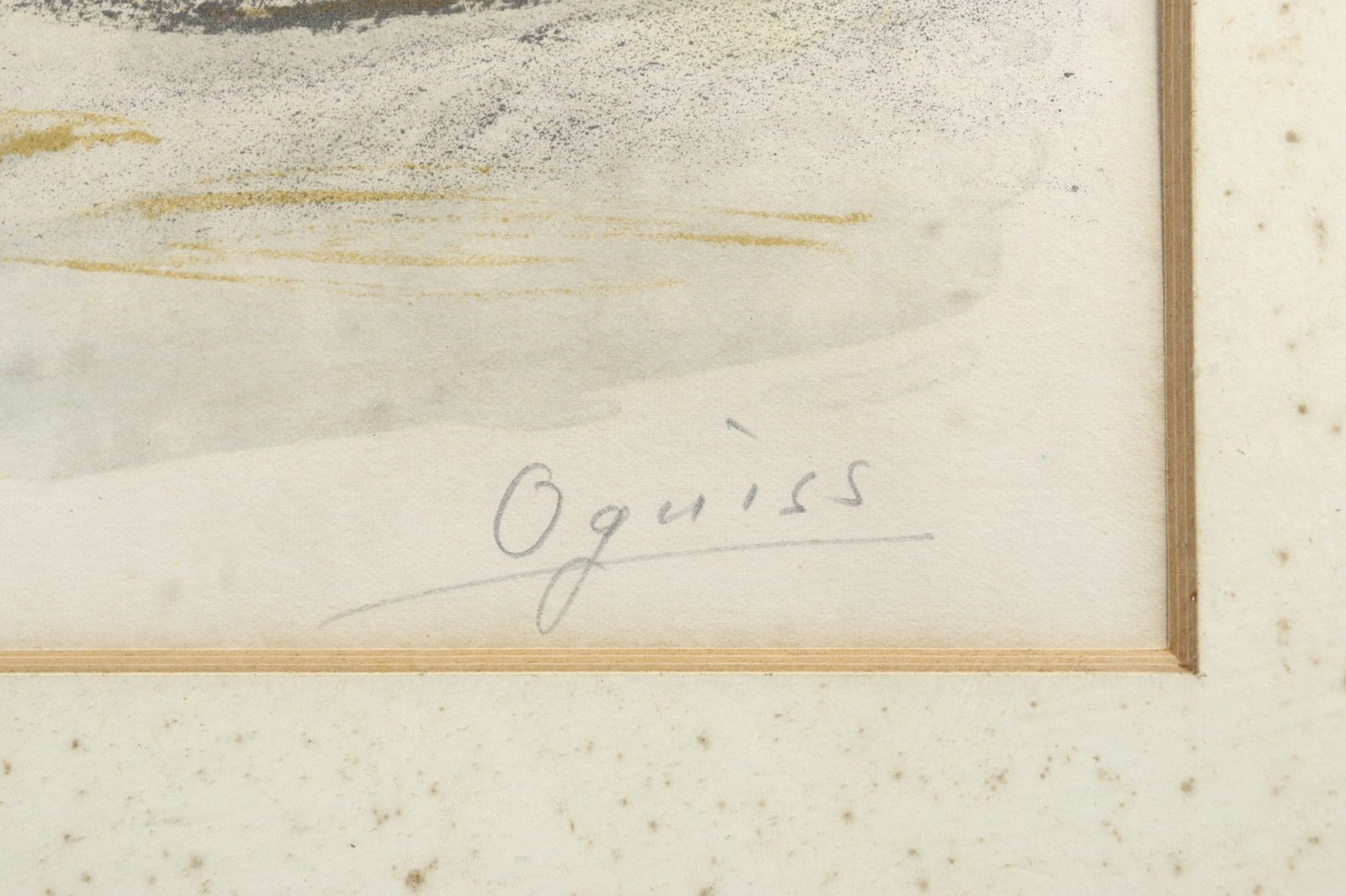 荻須高徳「モントルグイユ通り」リトグラフ 72/200 直筆サイン 古美術