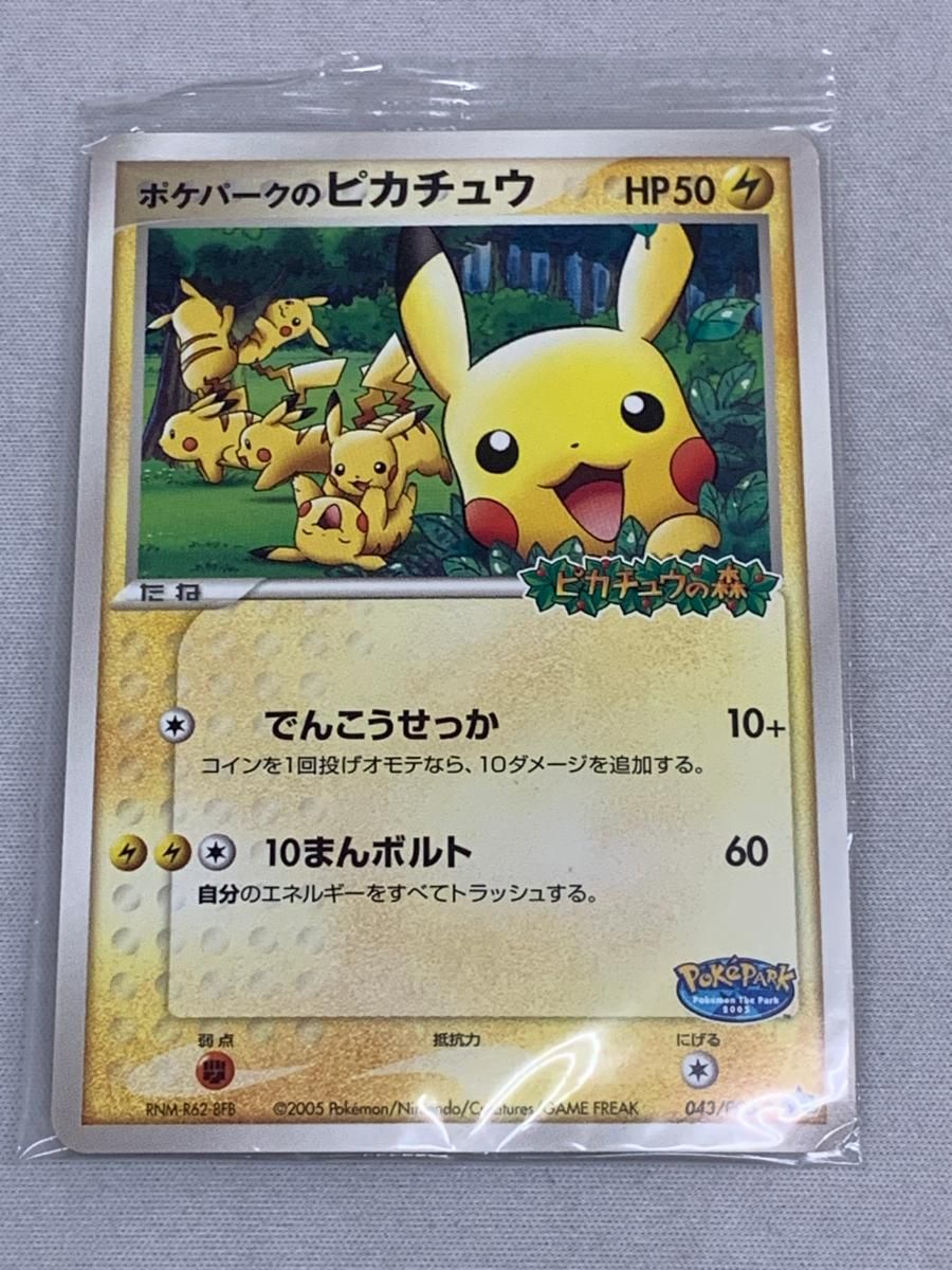 新品未開封 ポケパークのピカチュウ 043 プロモ ポケパークの