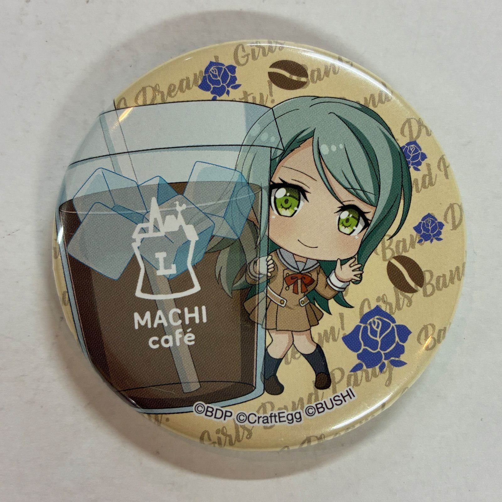 Roselia 缶バッジ 氷川紗夜 Rosen nacht バラ可 Roselia