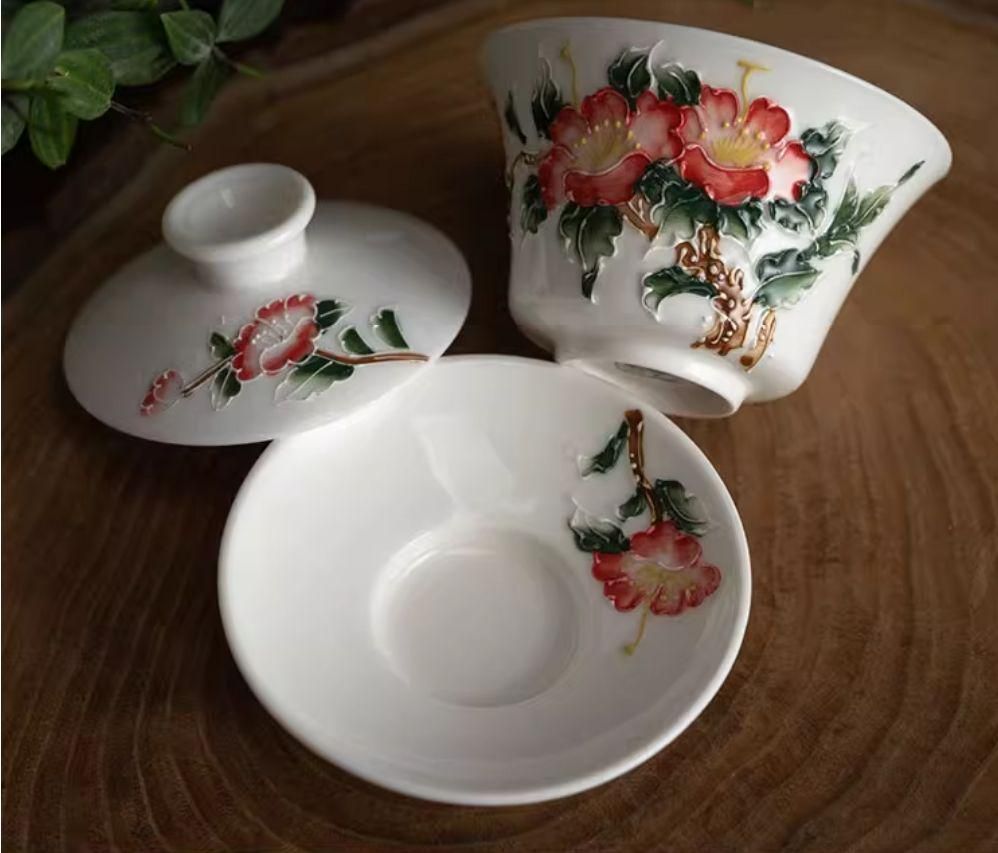 中国美術 琺瑯彩 香炉 箸筒 香合 三揃(K-A831) 商品一覧ページ