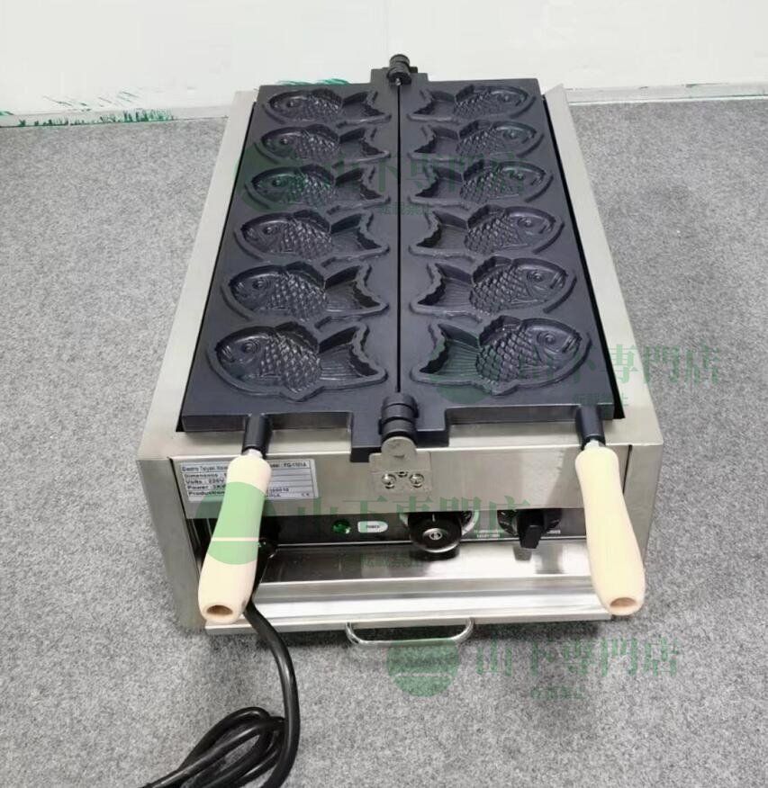 山下専門店 LPガス たい焼き器 3匹×2連 6匹焼ける！ 鯛焼き器/業務用