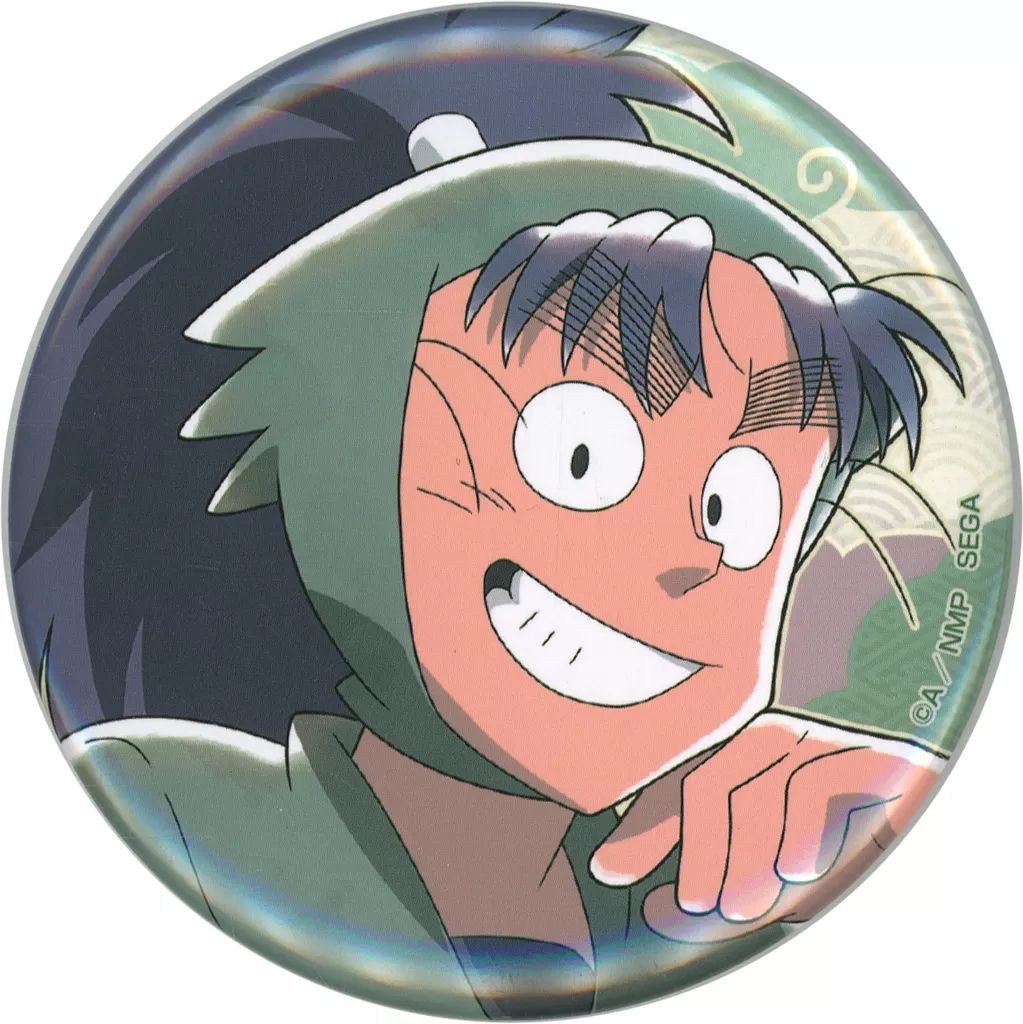 中古】バッジ・ビンズ 七松小平太 缶バッジ 「セガ ラッキーくじ