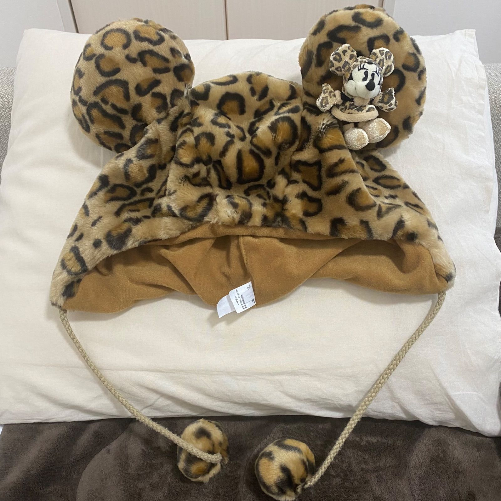 ディズニー ファンキャップ ミッキー ヒョウ柄 東京ディズニーリゾート