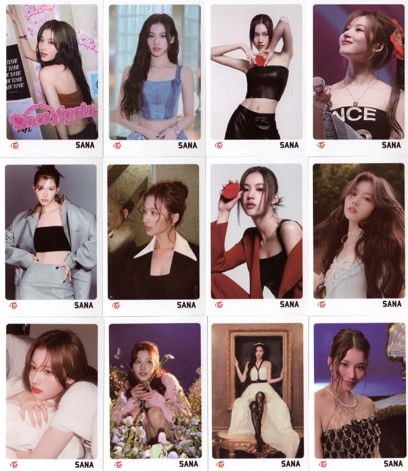 TWICE SANA サナ グッズ フォトメッセージカード 56枚 トレカ カード