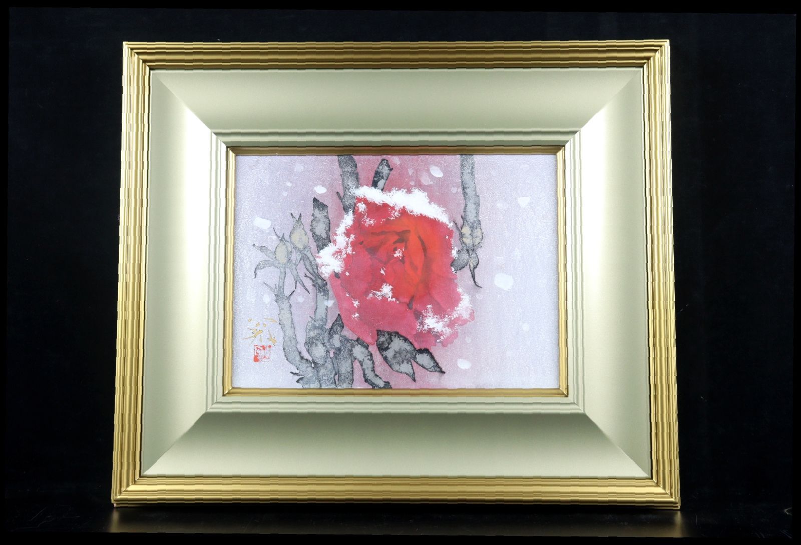 真作 石踊達哉【源氏物語 ・野分】寂聴 琳派 限定140 サイン 講談社 石