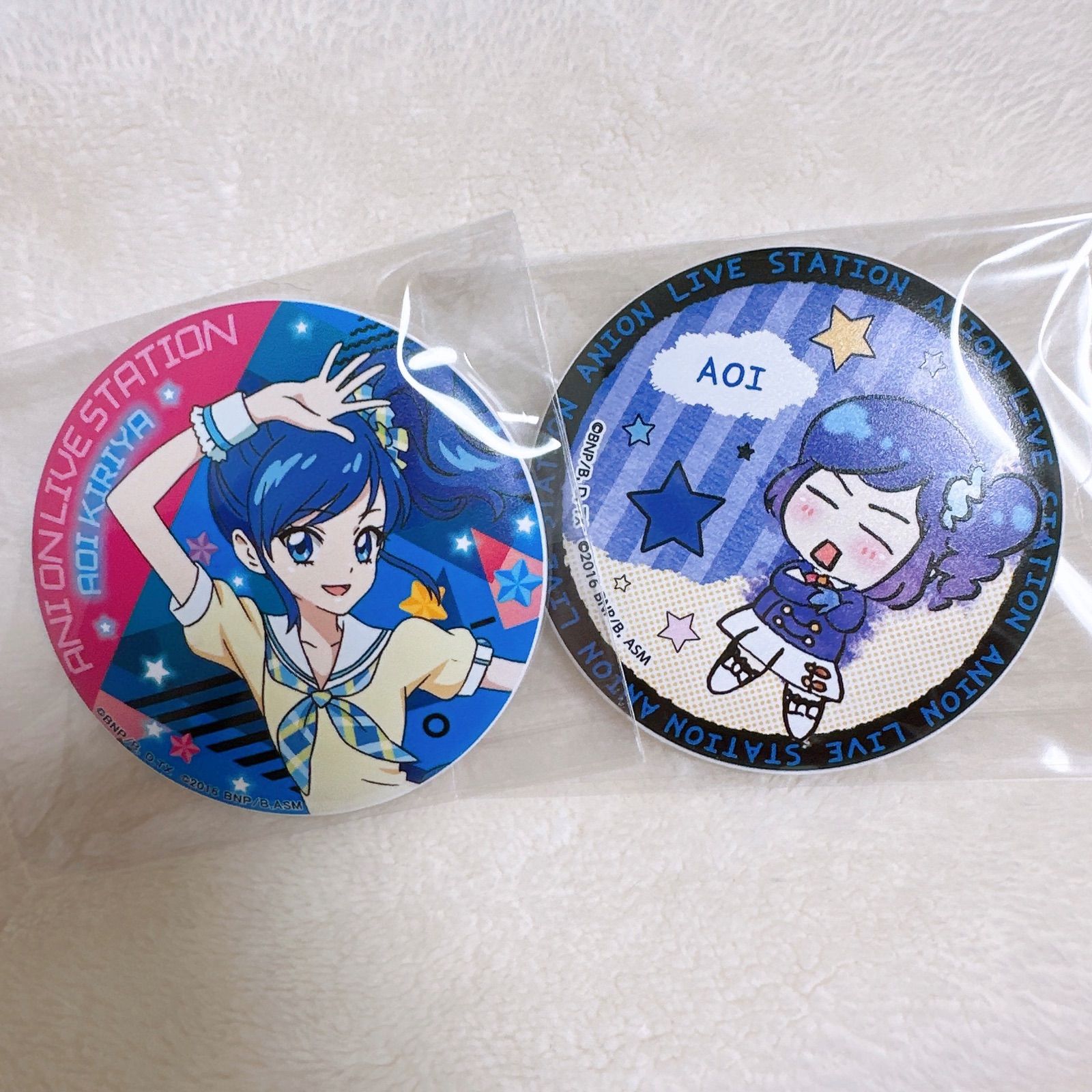 アイカツ フレンズ アニON 限定 マグバッジ 白百合さくや 【公式通販】