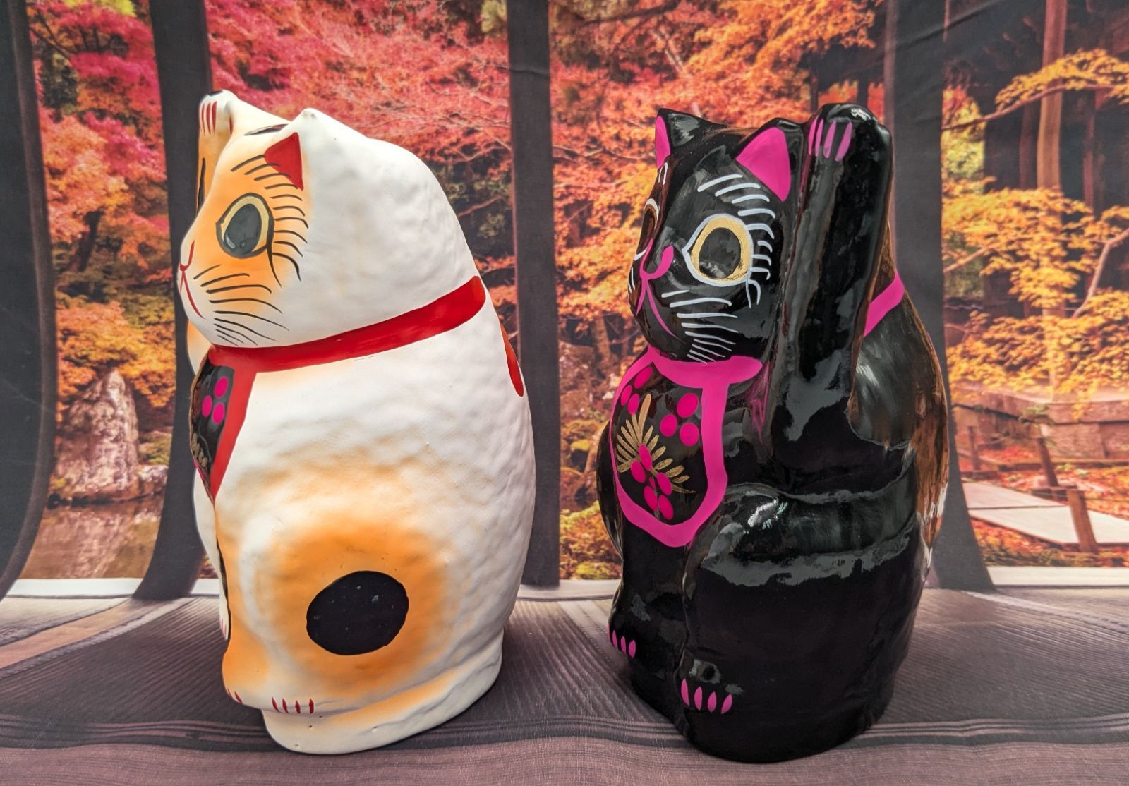 招き猫（カラー） | Nippon de Takasaki 高崎張子 招き猫2体セット お得