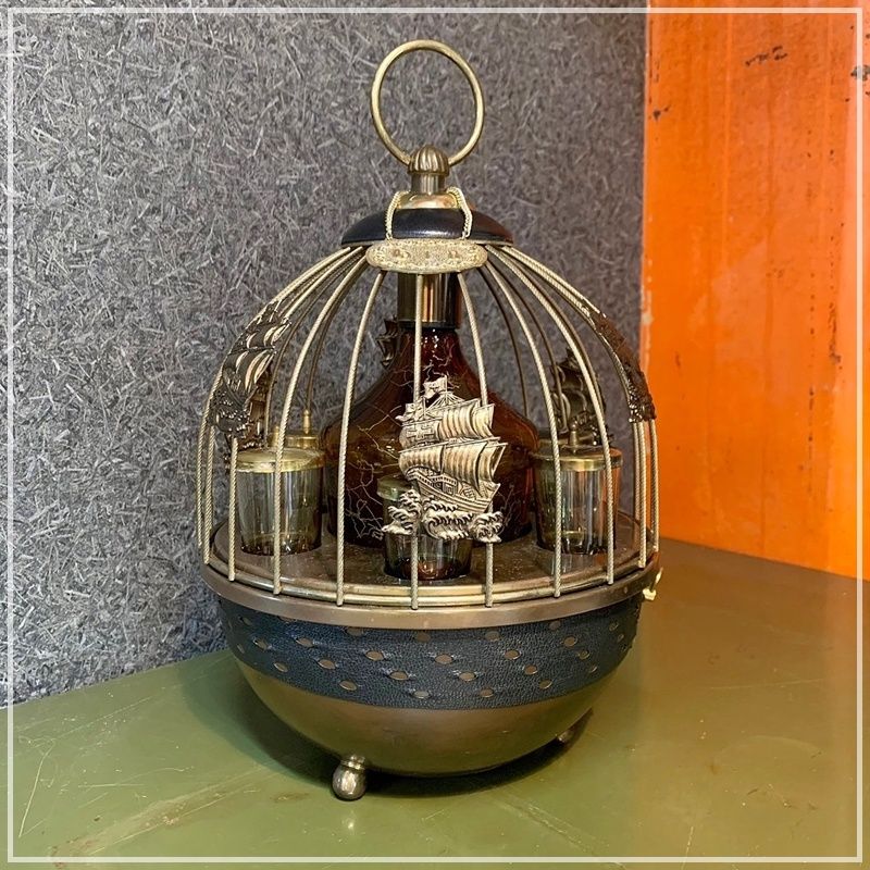 レトロお酒ガラス埋め込み型ライター