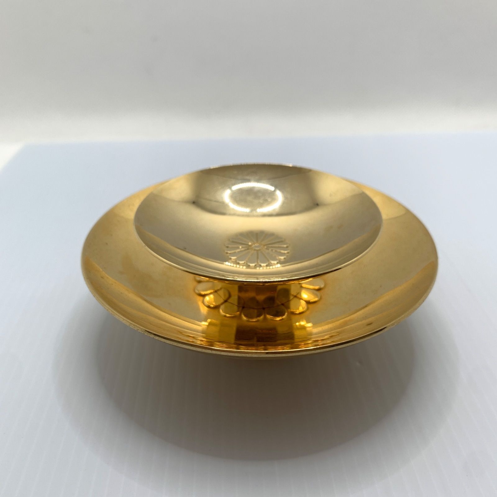 純銀 盃+天皇陛下御在位五十年記念盃 純銀 盃+