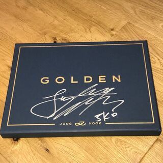 BTS JUNGKOOK GOLDEN グク 直筆 サイン入りポスター Sign 専用